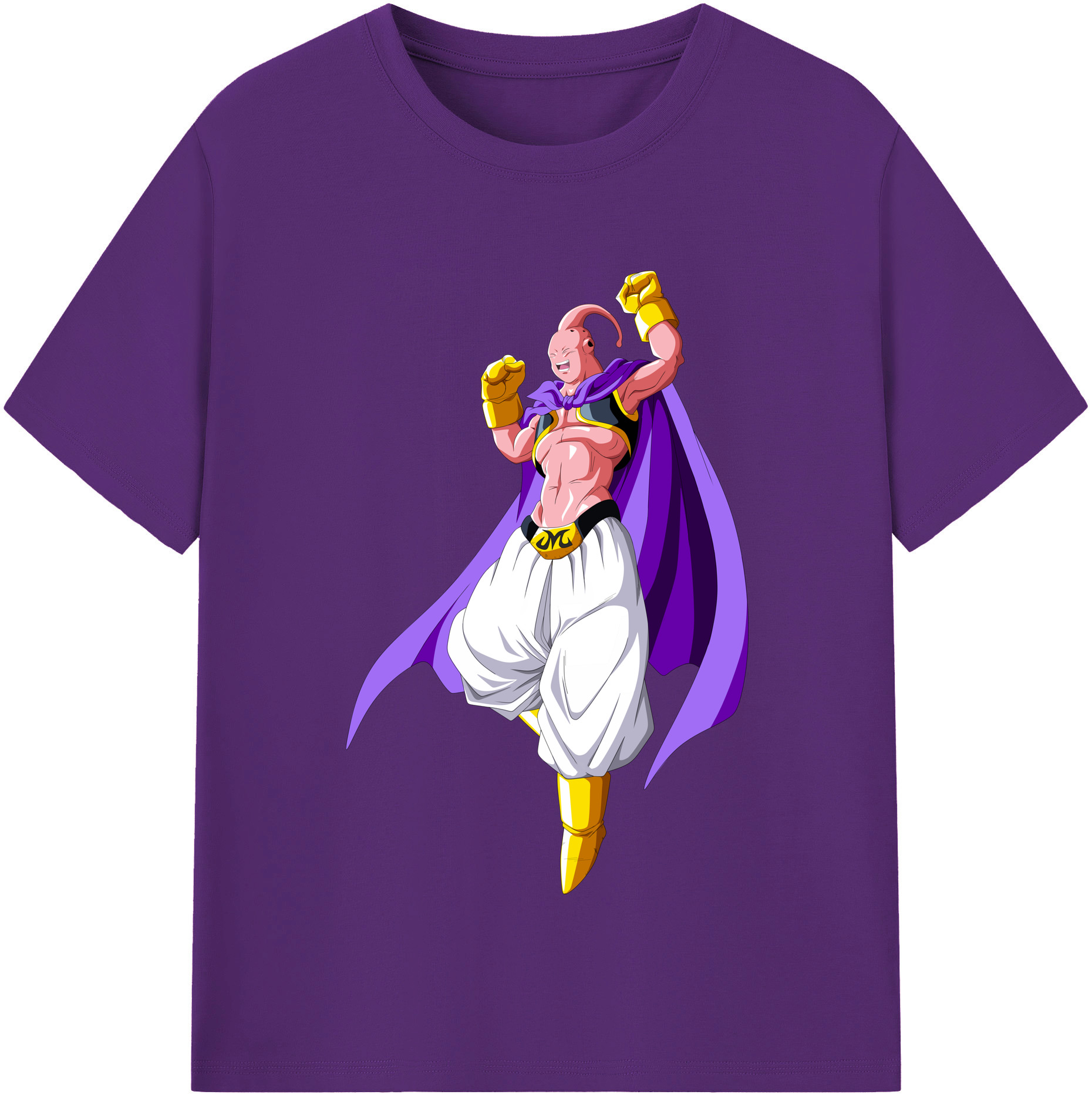 （画像用） ドラゴンボール 魔人ブウ DRAGON BALL Majin Buu 綿100％半袖Tシャツ（フロントプリント）