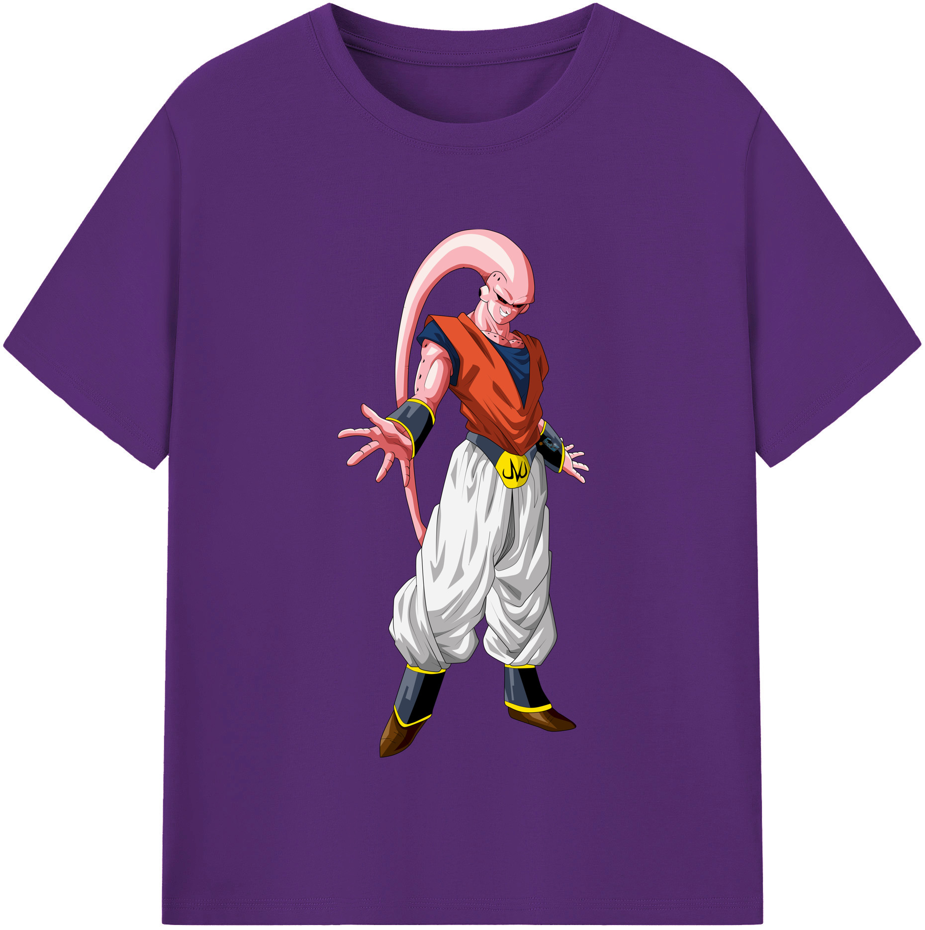 （画像用） ドラゴンボール 魔人ブウ DRAGON BALL Majin Buu 綿100％半袖Tシャツ（フロントプリント）