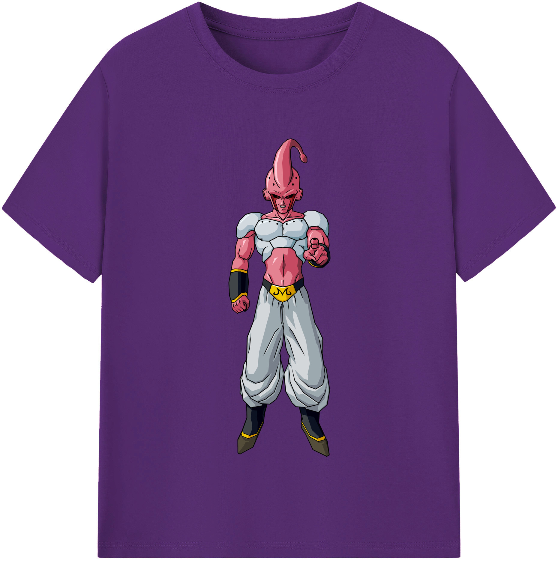 （画像用） ドラゴンボール 魔人ブウ DRAGON BALL Majin Buu 綿100％半袖Tシャツ（フロントプリント）