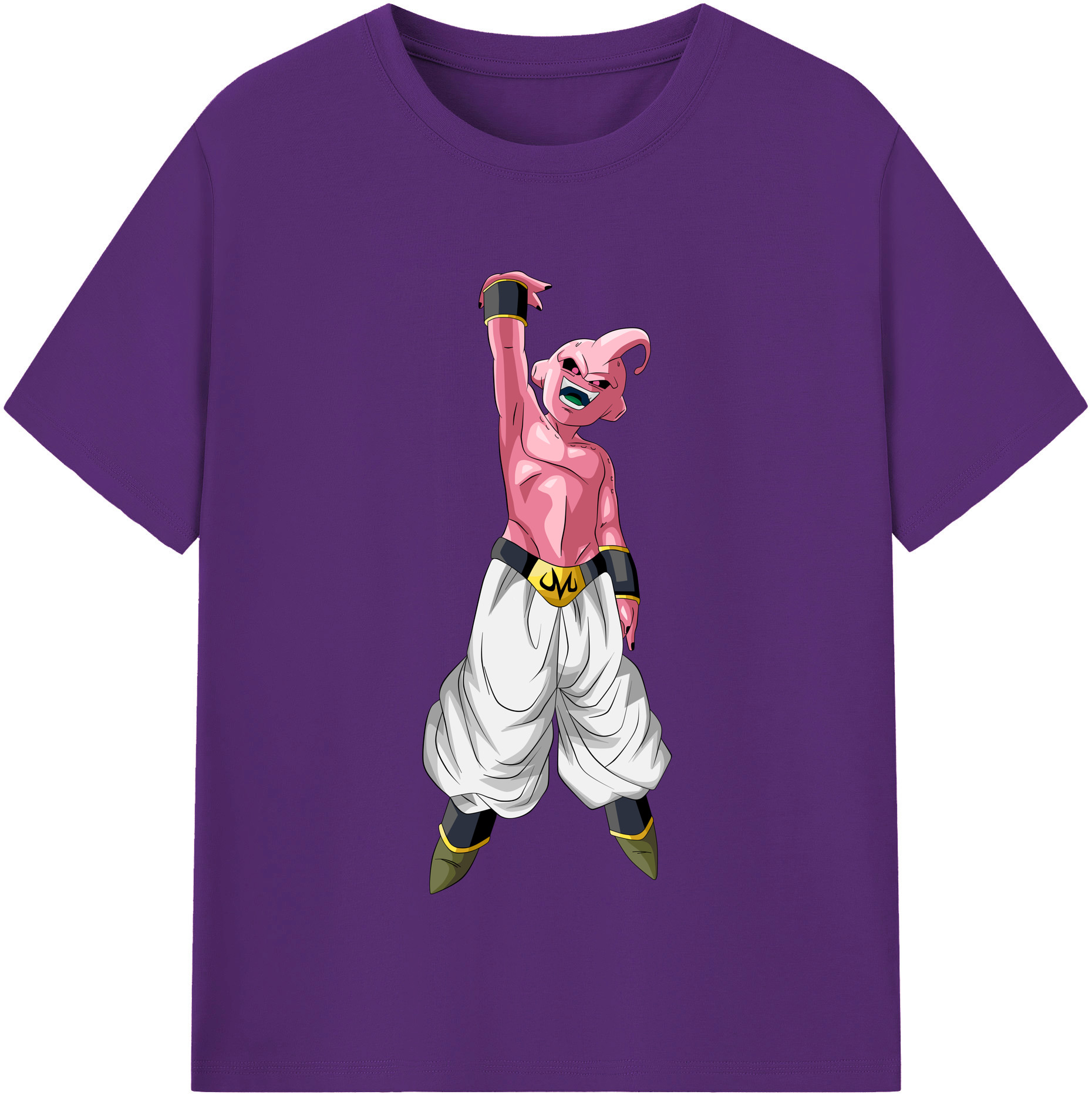 （画像用） ドラゴンボール 魔人ブウ DRAGON BALL Majin Buu 綿100％半袖Tシャツ（フロントプリント）