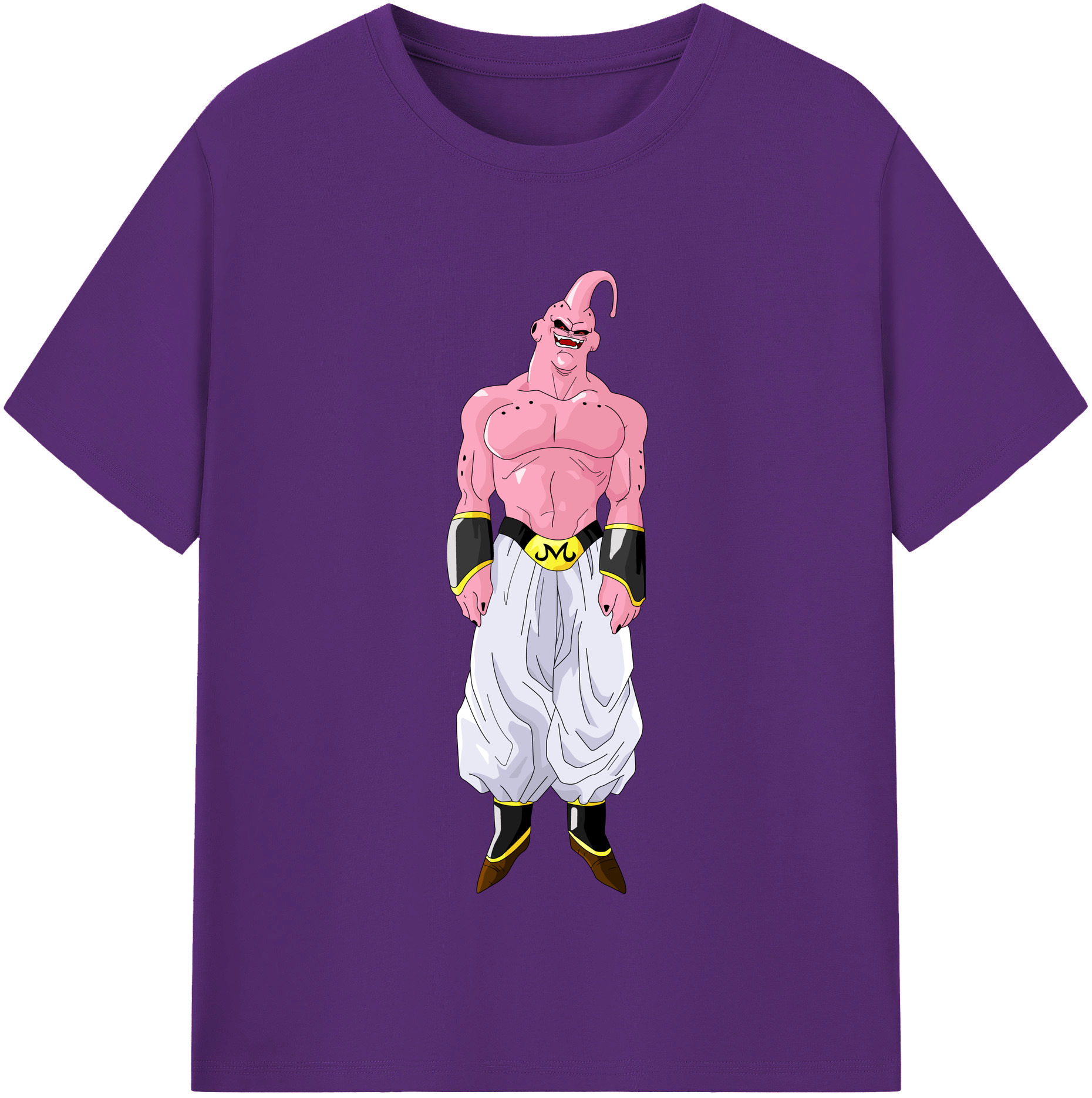 （画像用） ドラゴンボール 魔人ブウ DRAGON BALL Majin Buu 綿100％半袖Tシャツ（フロントプリント）