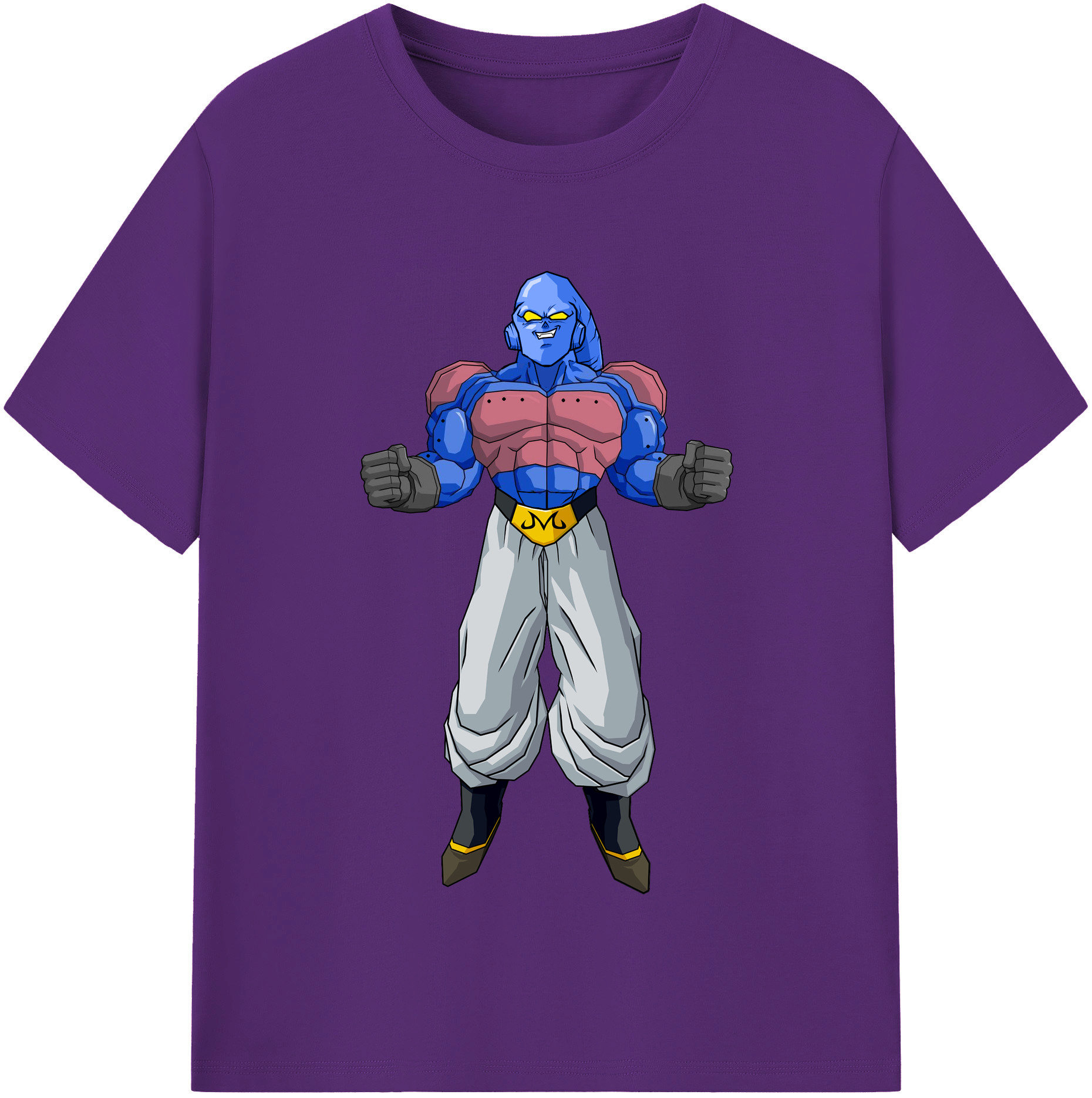（画像用） ドラゴンボール 魔人ブウ DRAGON BALL Majin Buu 綿100％半袖Tシャツ（フロントプリント）
