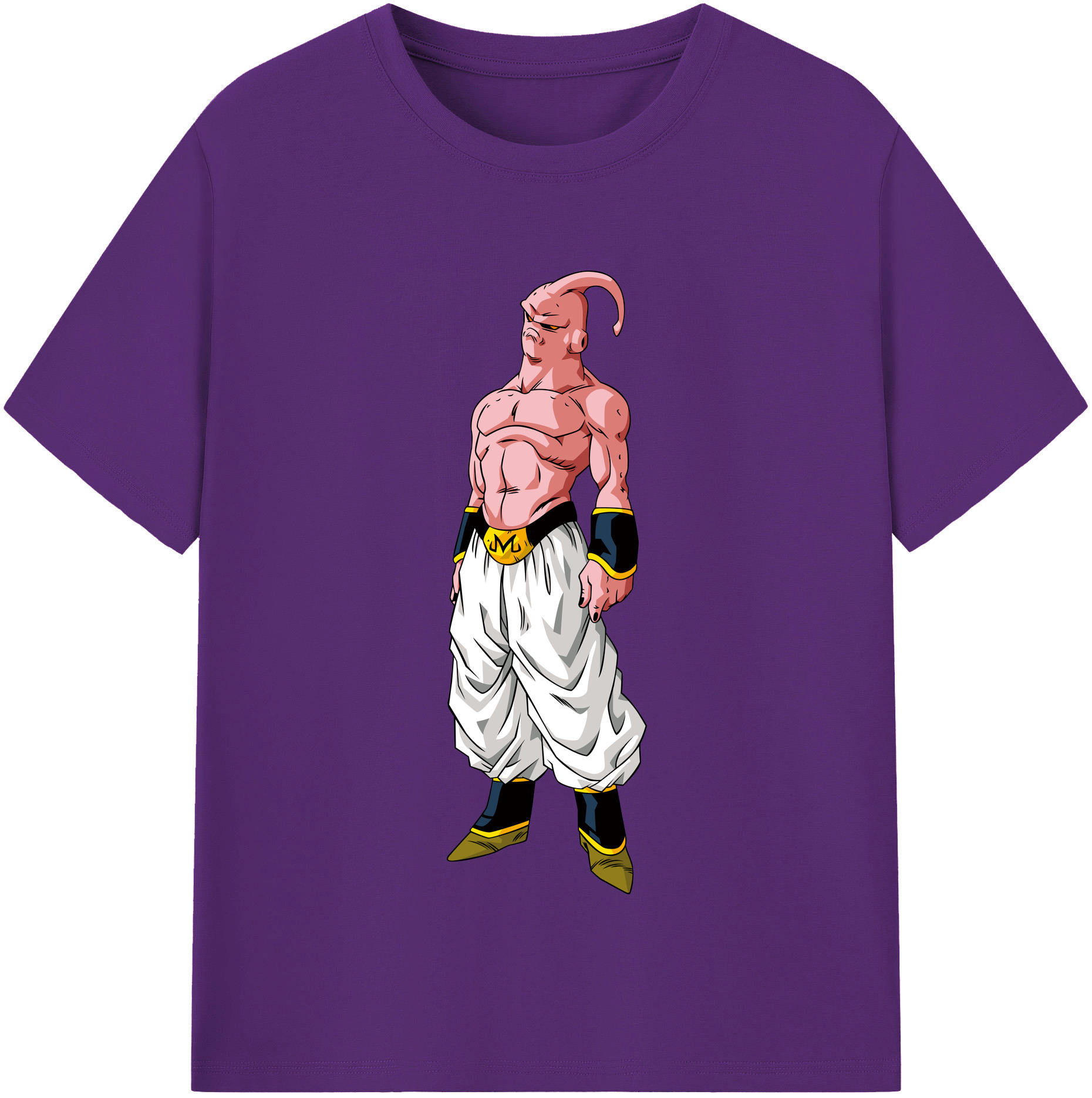 （画像用） ドラゴンボール 魔人ブウ DRAGON BALL Majin Buu 綿100％半袖Tシャツ（フロントプリント）