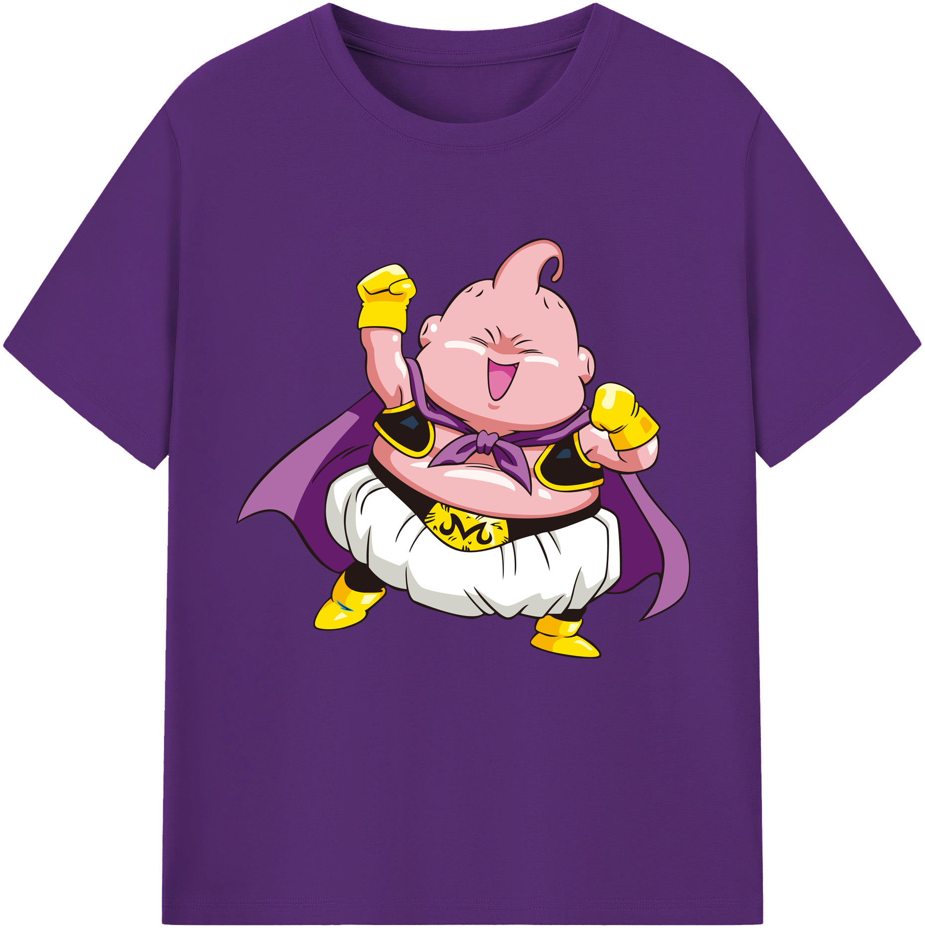 （画像用） ドラゴンボール 魔人ブウ DRAGON BALL Majin Buu 綿100％半袖Tシャツ（フロントプリント）