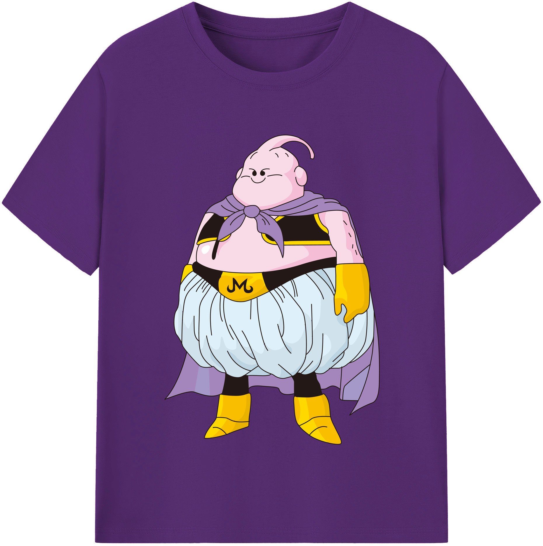 （画像用） ドラゴンボール 魔人ブウ DRAGON BALL Majin Buu 綿100％半袖Tシャツ（フロントプリント）