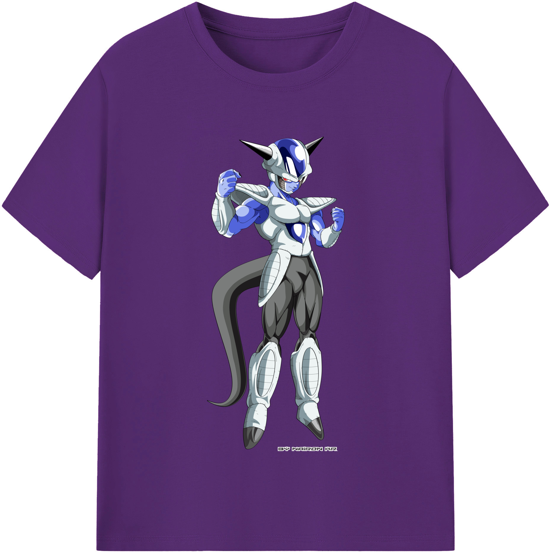 （画像用） ドラゴンボール フリーザ DRAGON BALL Frieza 綿100％半袖Tシャツ（フロントプリント）