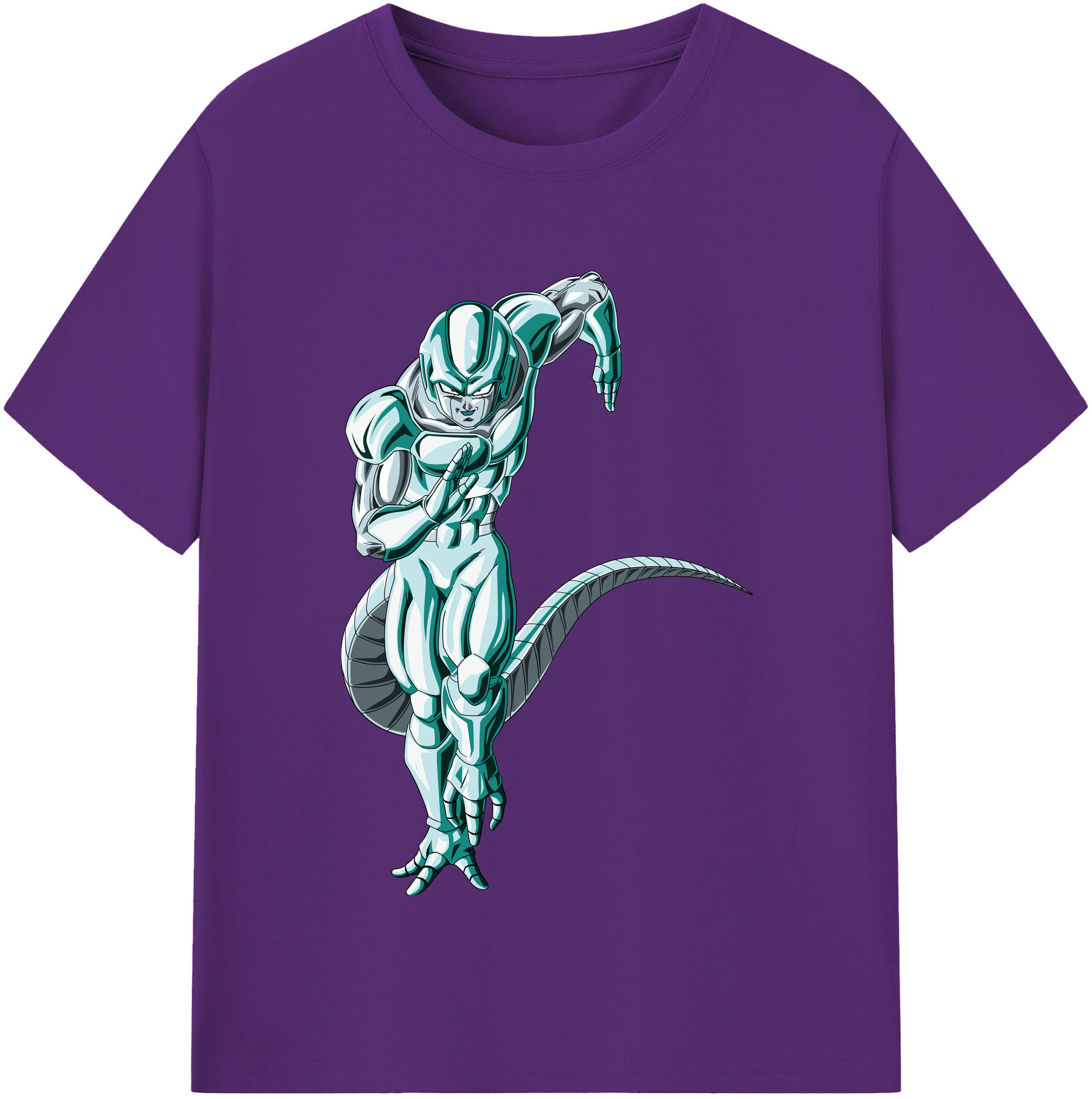（画像用） ドラゴンボール フリーザ DRAGON BALL Frieza 綿100％半袖Tシャツ（フロントプリント）