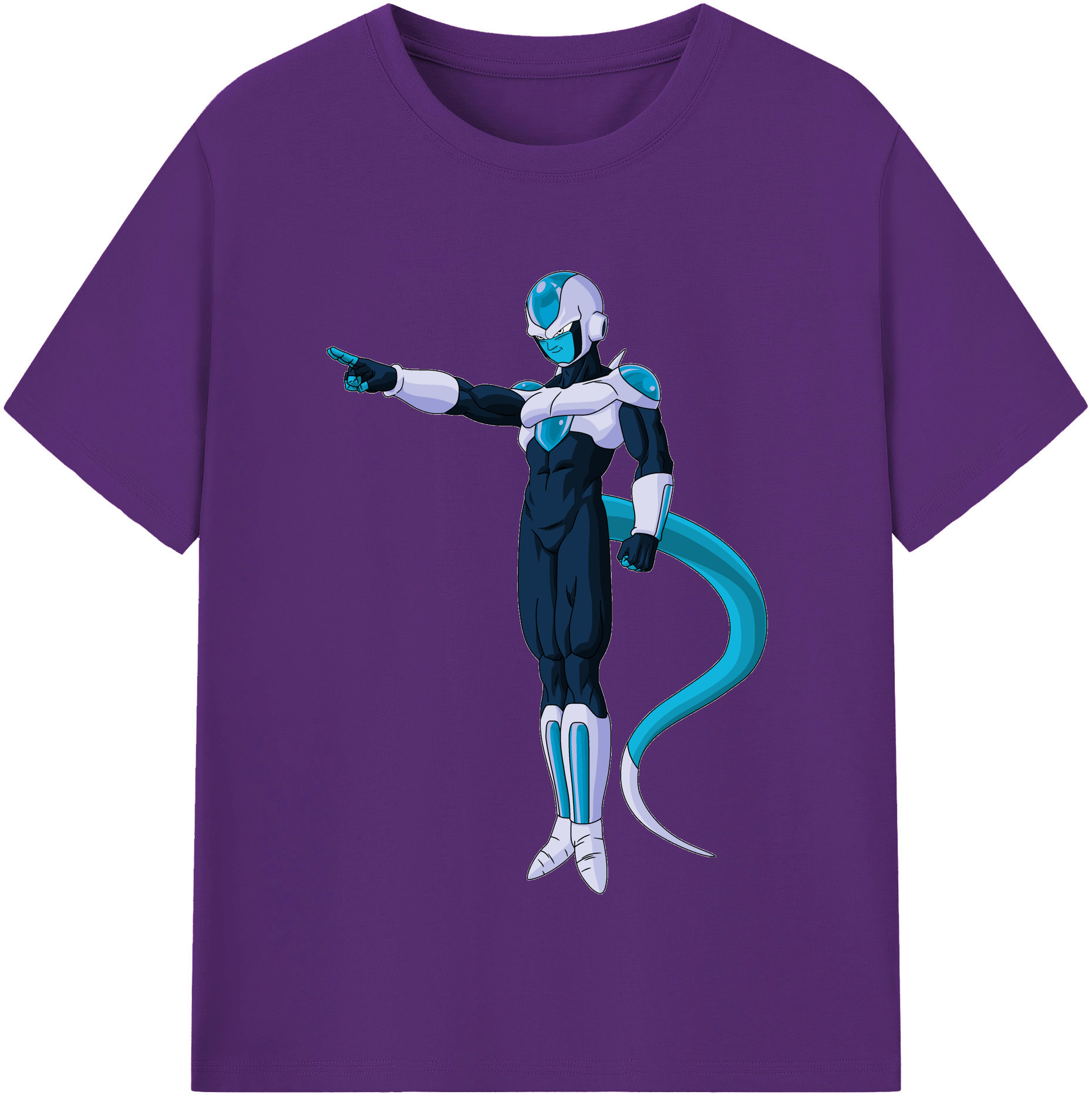 （画像用） ドラゴンボール フリーザ DRAGON BALL Frieza 綿100％半袖Tシャツ（フロントプリント）