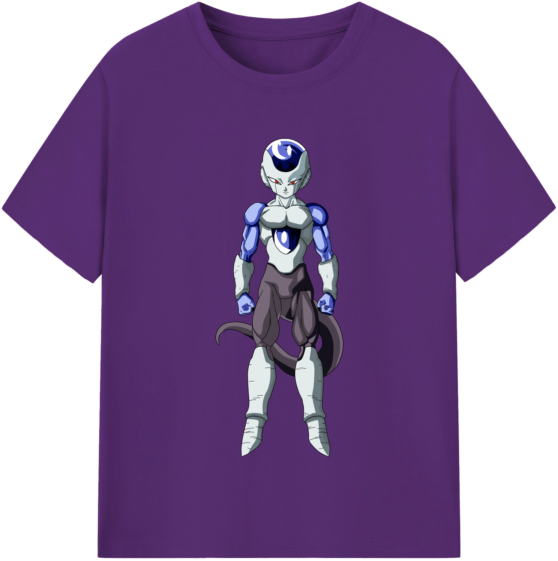 （画像用） ドラゴンボール フリーザ DRAGON BALL Frieza 綿100％半袖Tシャツ（フロントプリント）