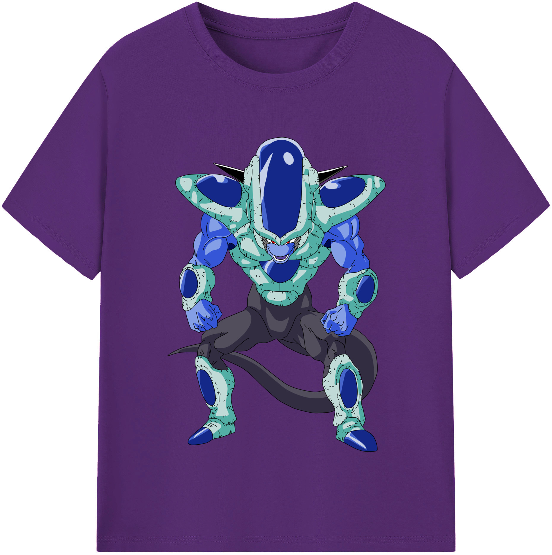 （画像用） ドラゴンボール フリーザ DRAGON BALL Frieza 綿100％半袖Tシャツ（フロントプリント）