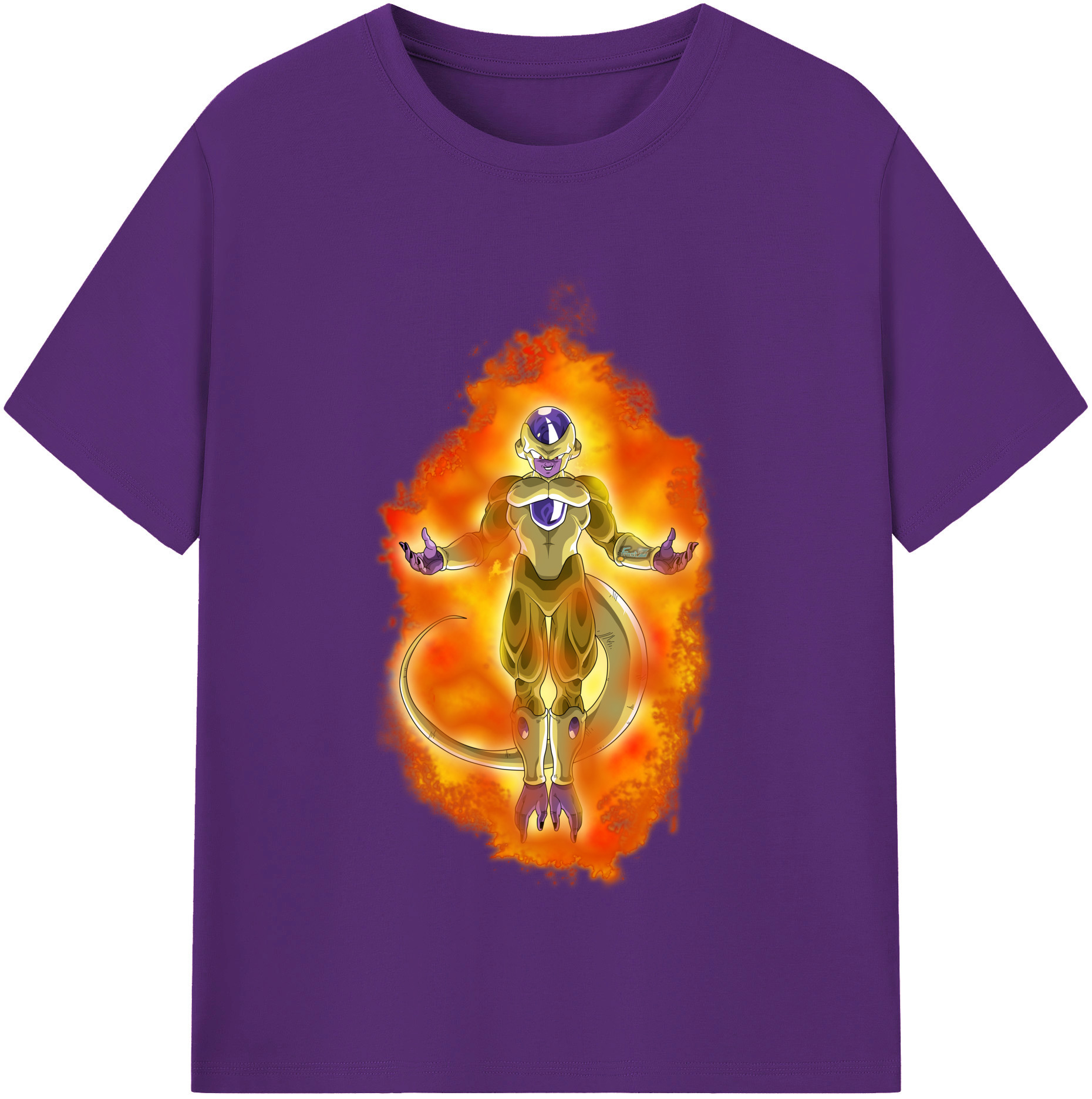 （画像用） ドラゴンボール フリーザ DRAGON BALL Frieza 綿100％半袖Tシャツ（フロントプリント）