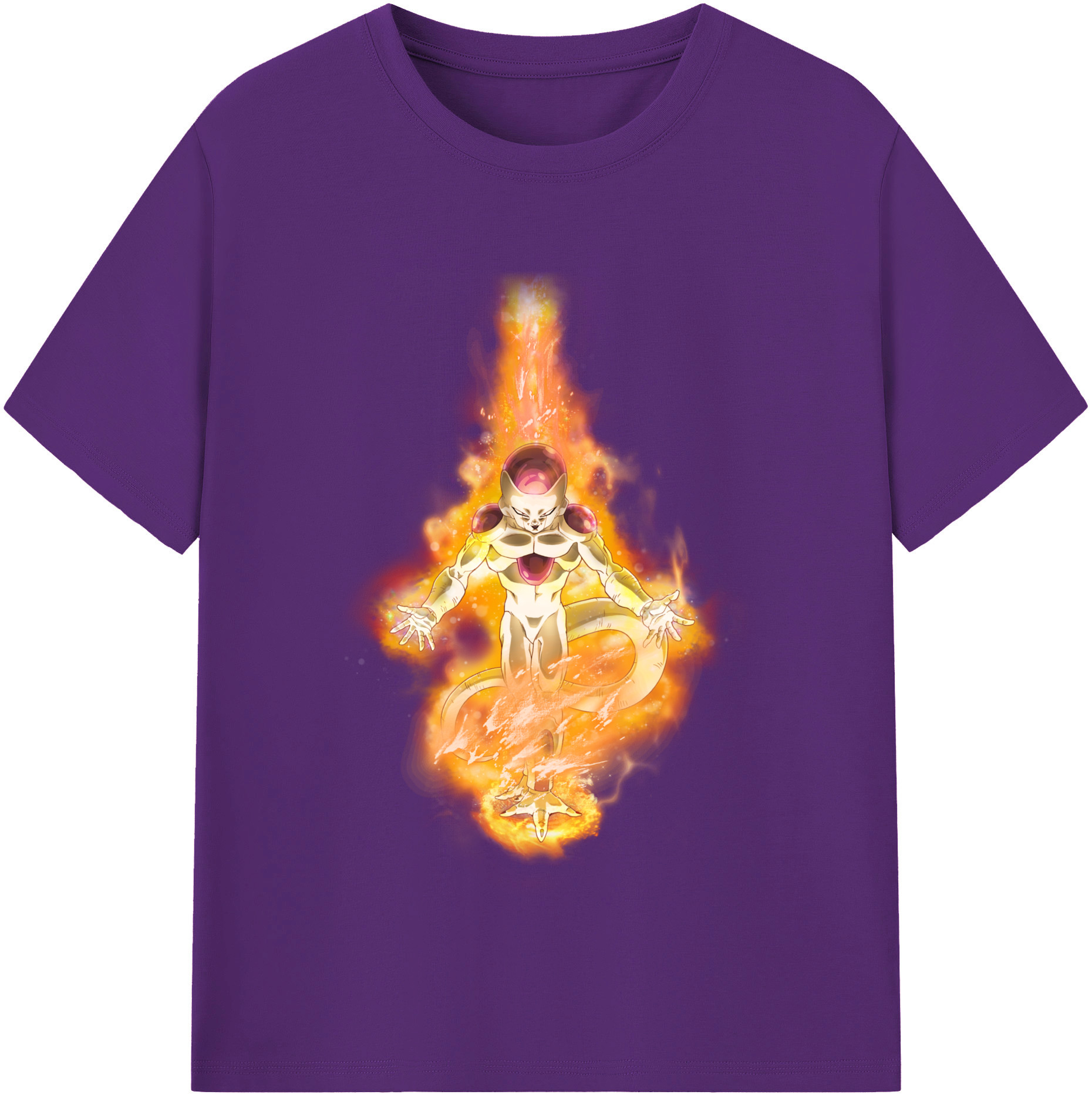 （画像用） ドラゴンボール フリーザ DRAGON BALL Frieza 綿100％半袖Tシャツ（フロントプリント）