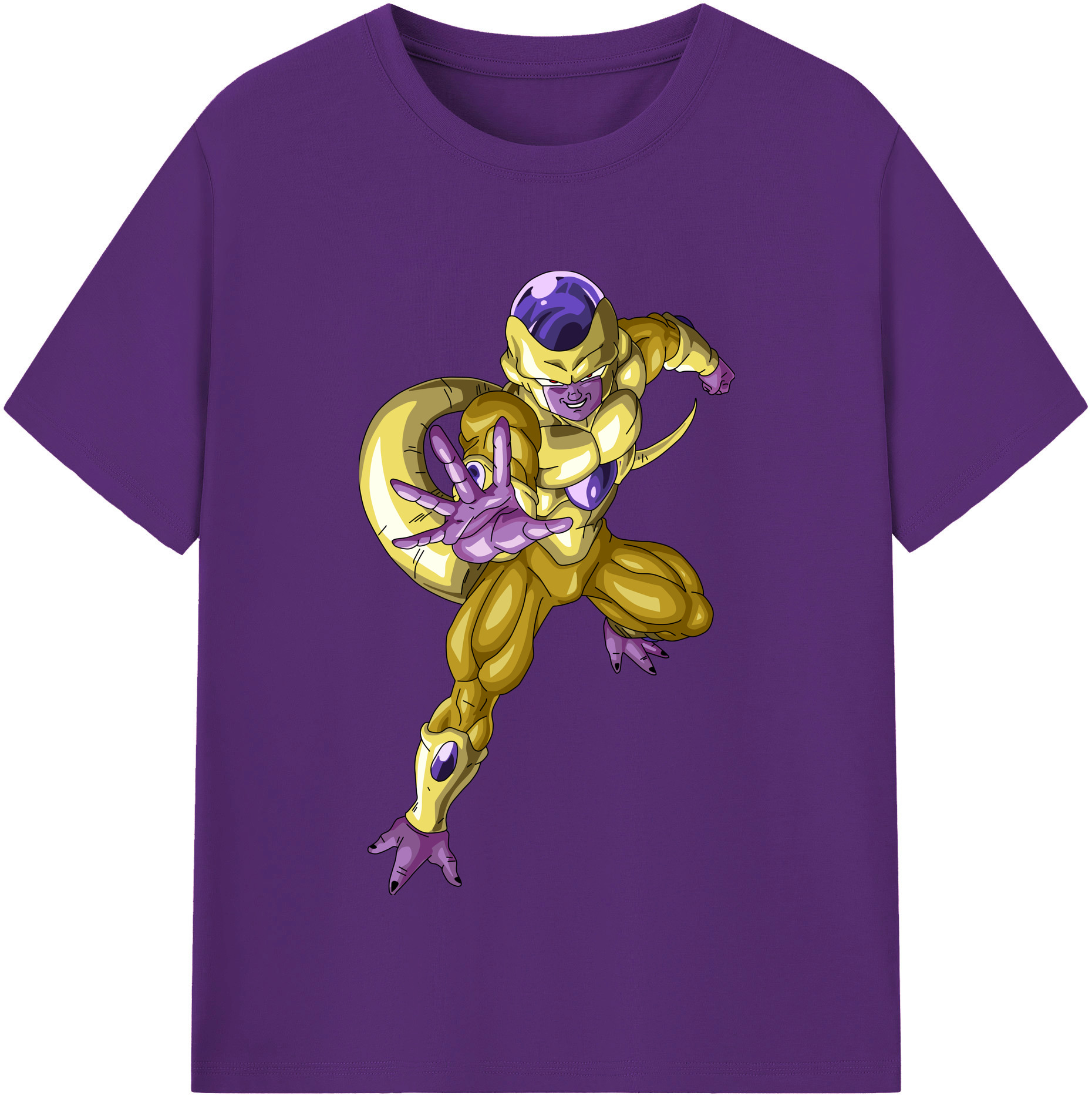 （画像用） ドラゴンボール フリーザ DRAGON BALL Frieza 綿100％半袖Tシャツ（フロントプリント）