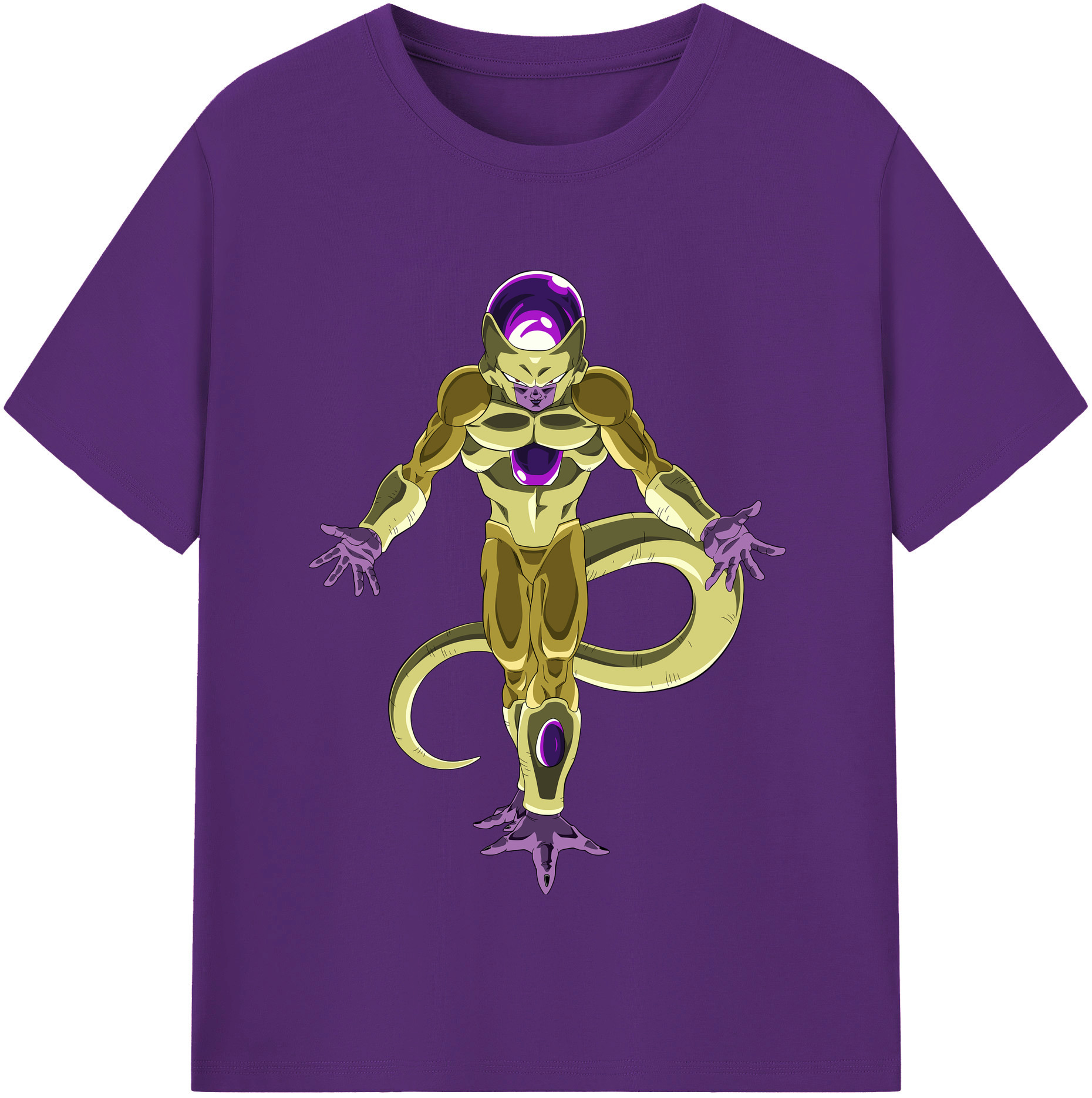 （画像用） ドラゴンボール フリーザ DRAGON BALL Frieza 綿100％半袖Tシャツ（フロントプリント）