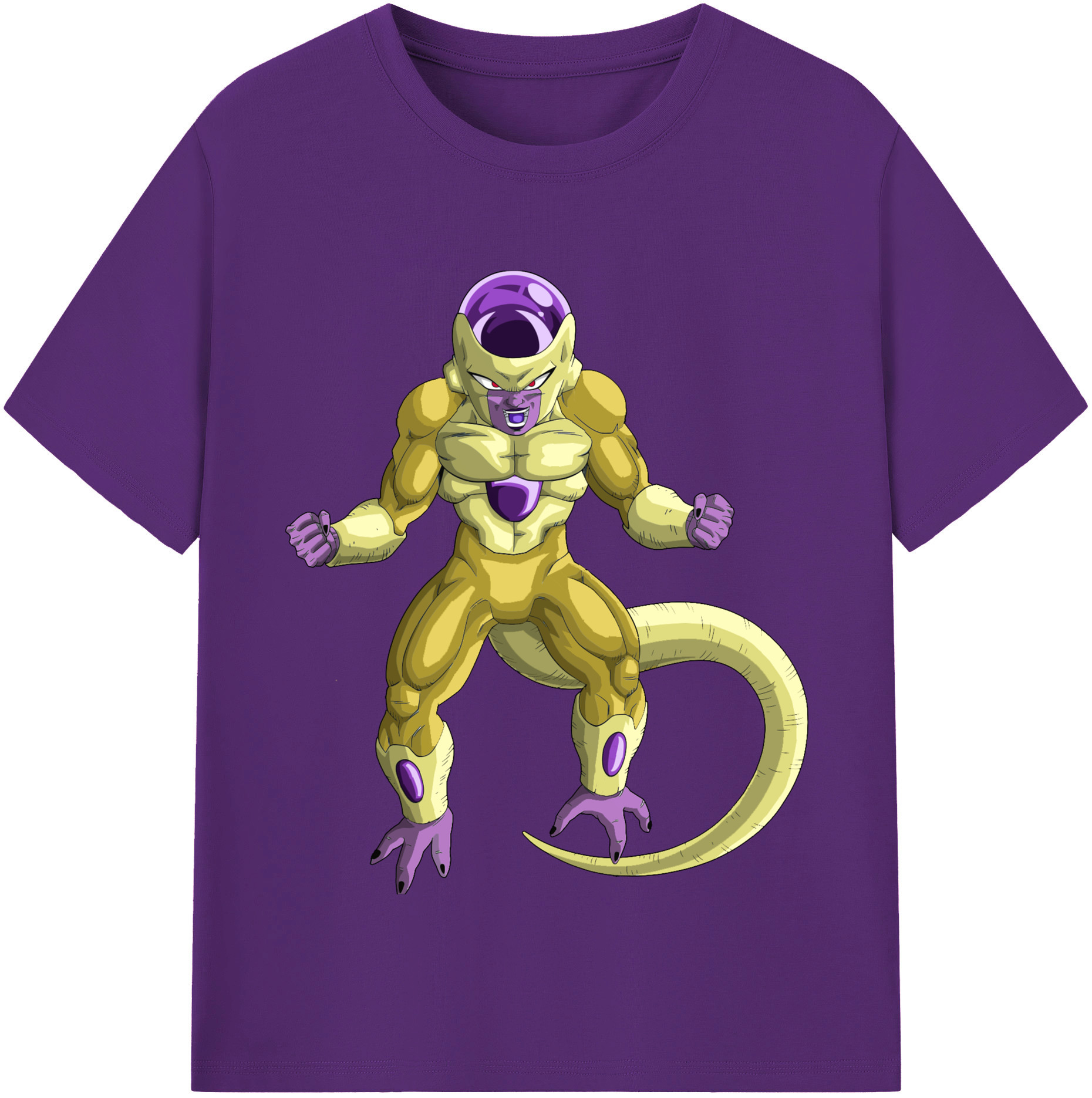 （画像用） ドラゴンボール フリーザ DRAGON BALL Frieza 綿100％半袖Tシャツ（フロントプリント）