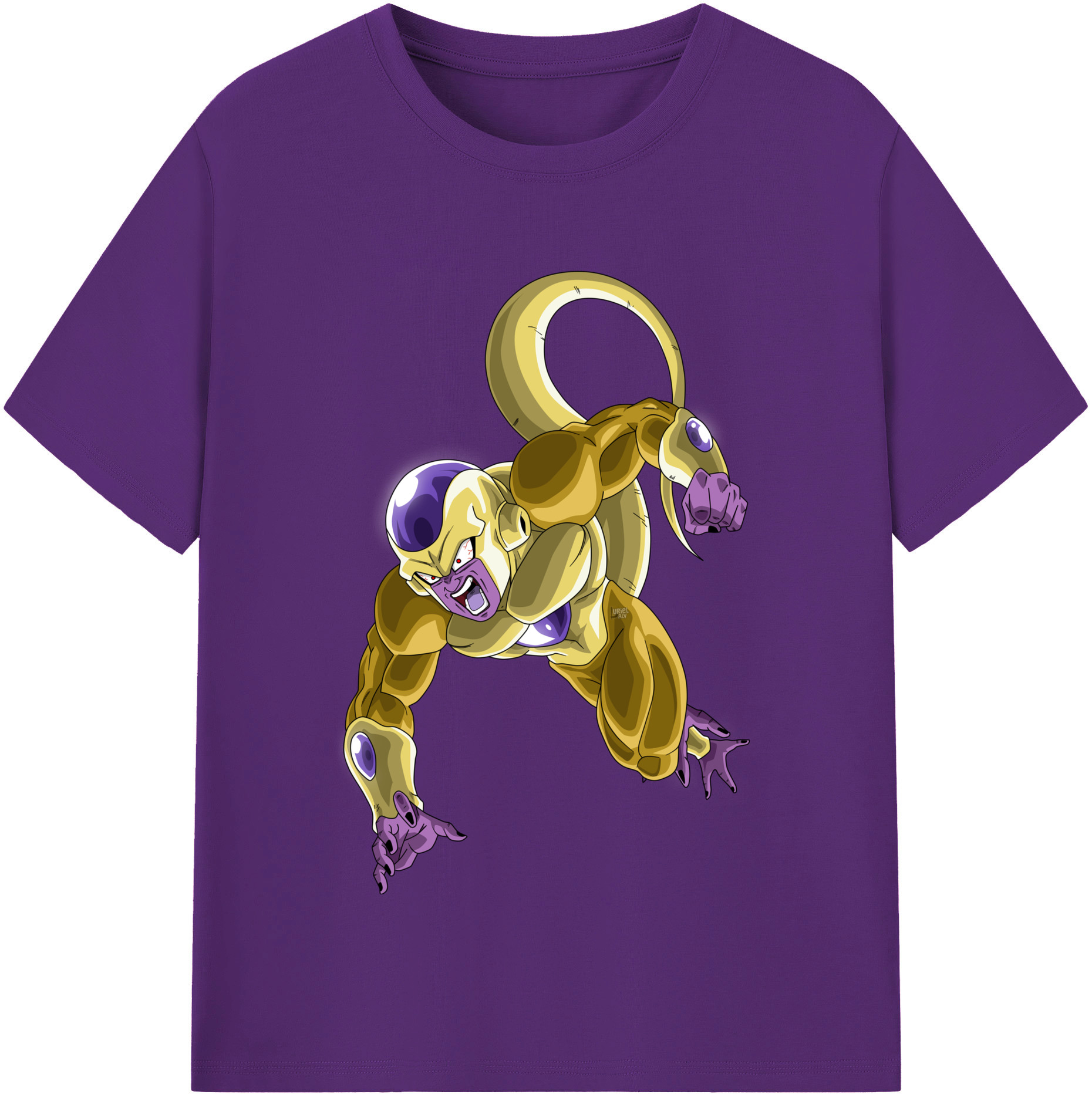 （画像用） ドラゴンボール フリーザ DRAGON BALL Frieza 綿100％半袖Tシャツ（フロントプリント）