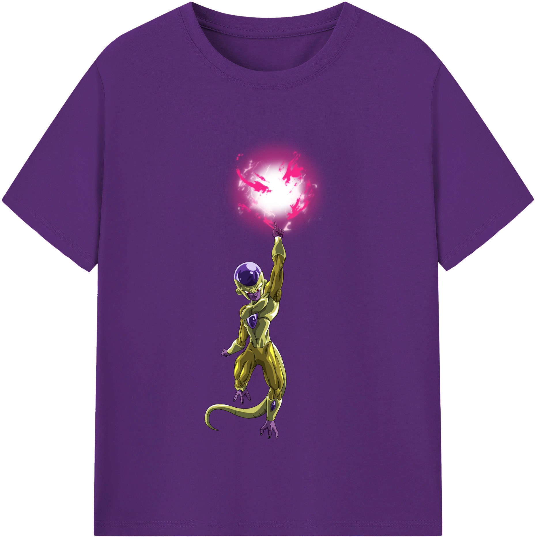 （画像用） ドラゴンボール フリーザ DRAGON BALL Frieza 綿100％半袖Tシャツ（フロントプリント）