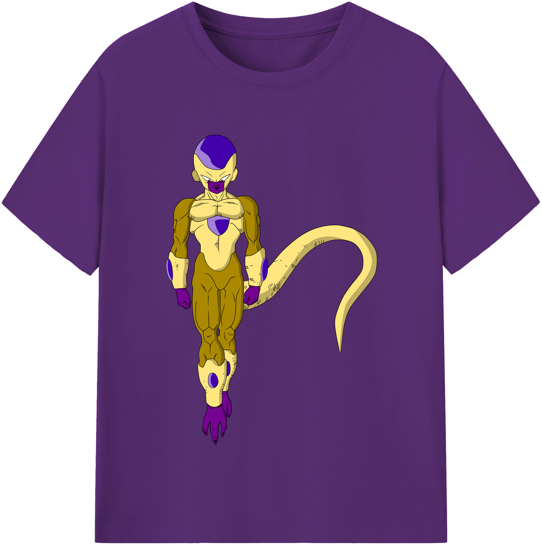 （画像用） ドラゴンボール フリーザ DRAGON BALL Frieza 綿100％半袖Tシャツ（フロントプリント）