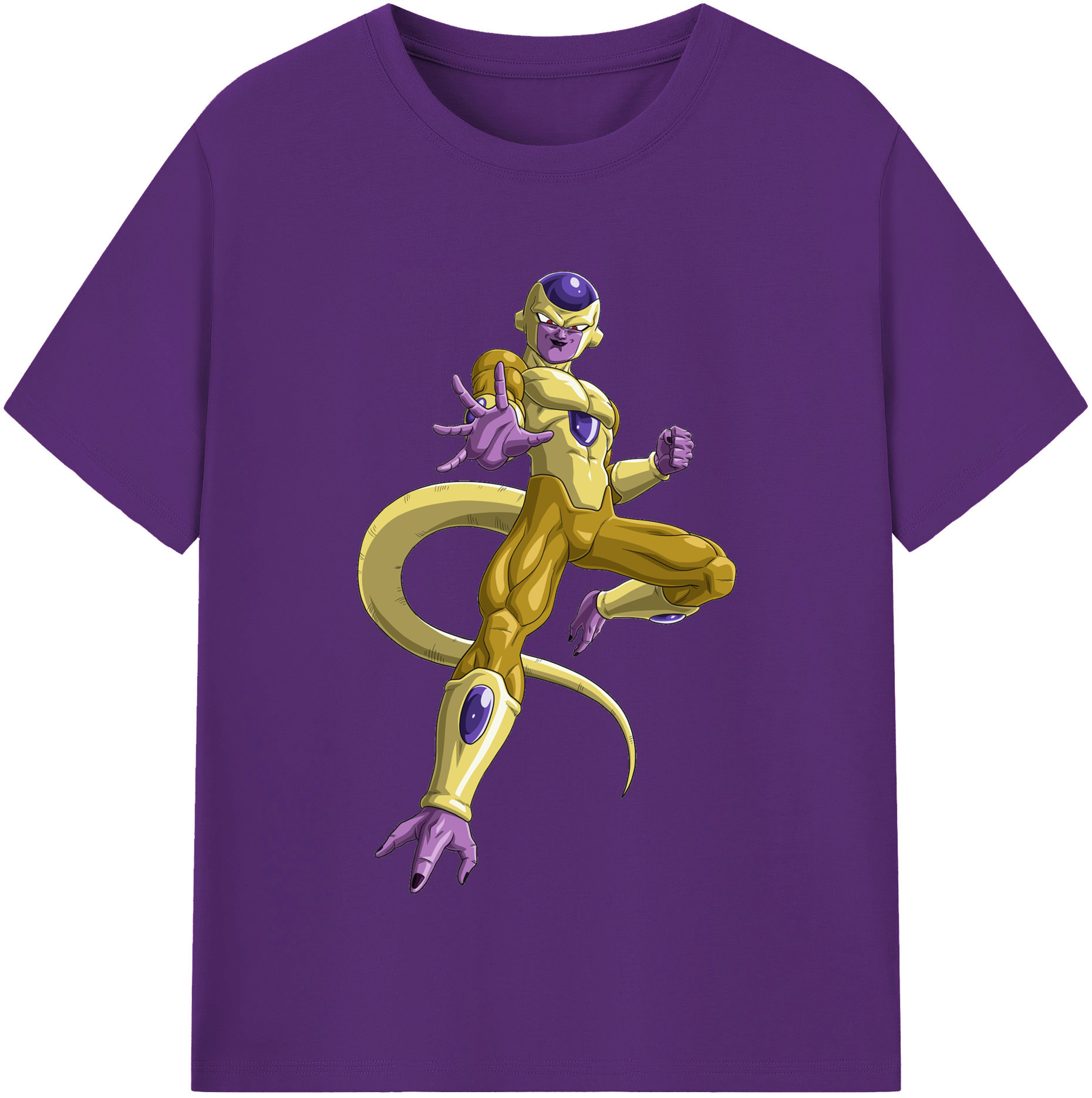 （画像用） ドラゴンボール フリーザ DRAGON BALL Frieza 綿100％半袖Tシャツ（フロントプリント）