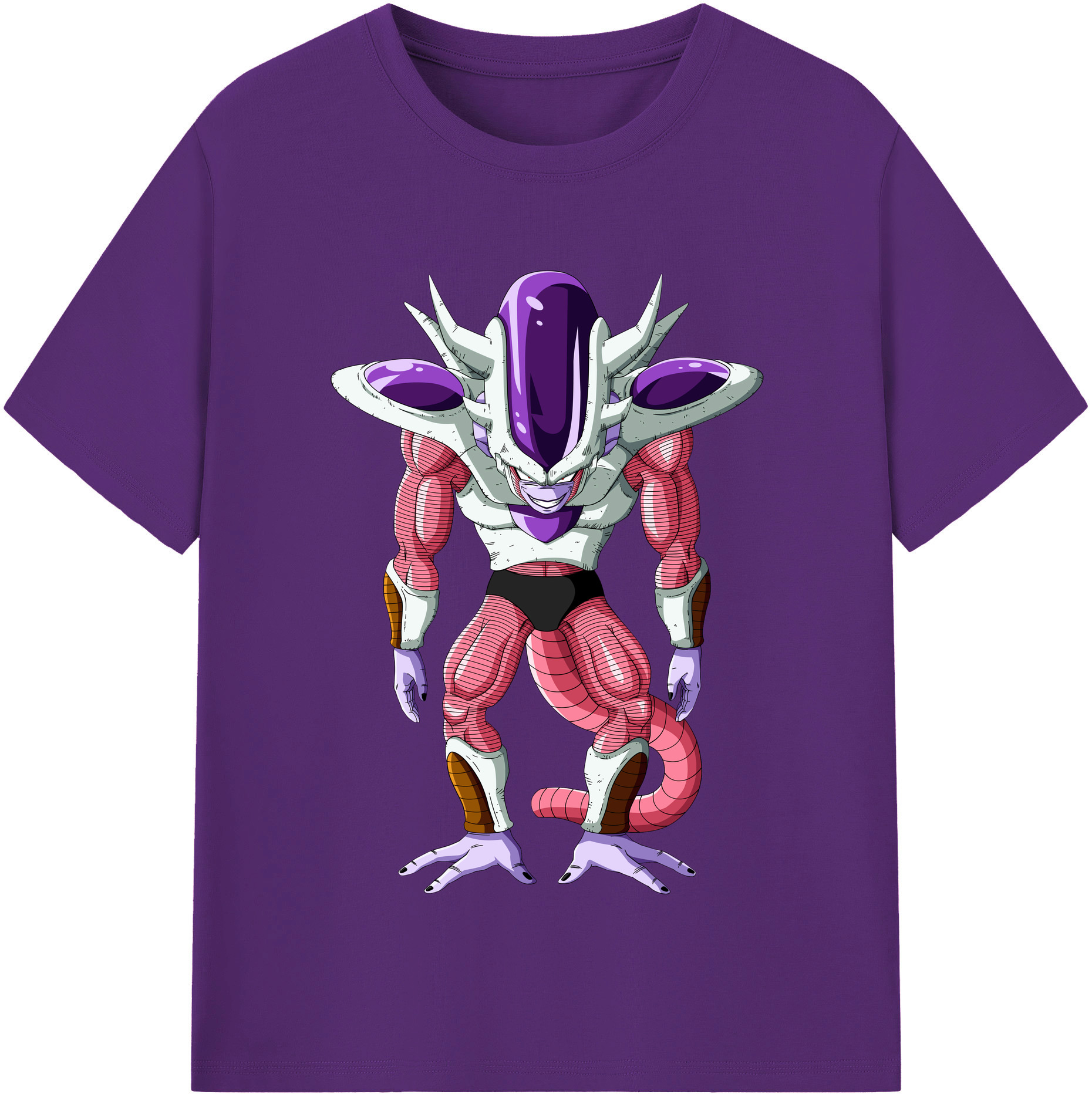 （画像用） ドラゴンボール フリーザ DRAGON BALL Frieza 綿100％半袖Tシャツ（フロントプリント）