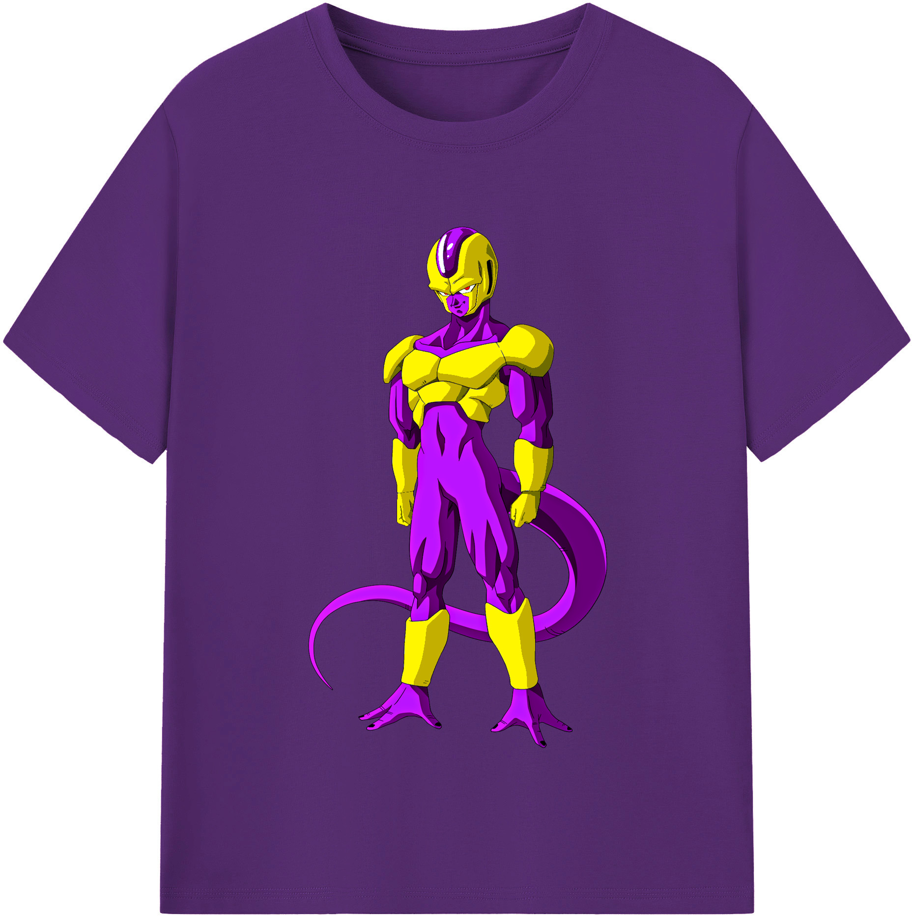 （画像用） ドラゴンボール フリーザ DRAGON BALL Frieza 綿100％半袖Tシャツ（フロントプリント）