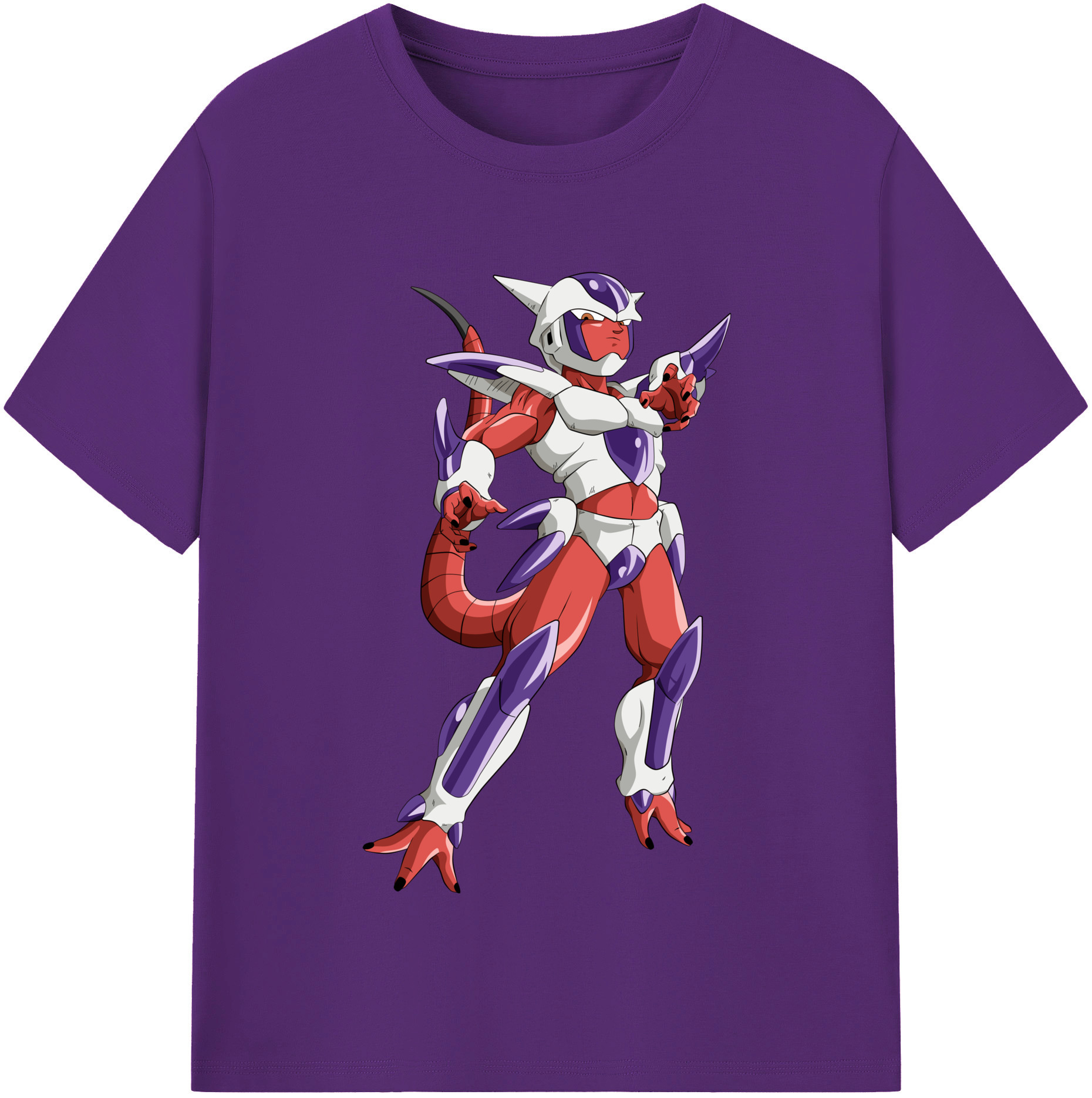 （画像用） ドラゴンボール フリーザ DRAGON BALL Frieza 綿100％半袖Tシャツ（フロントプリント）