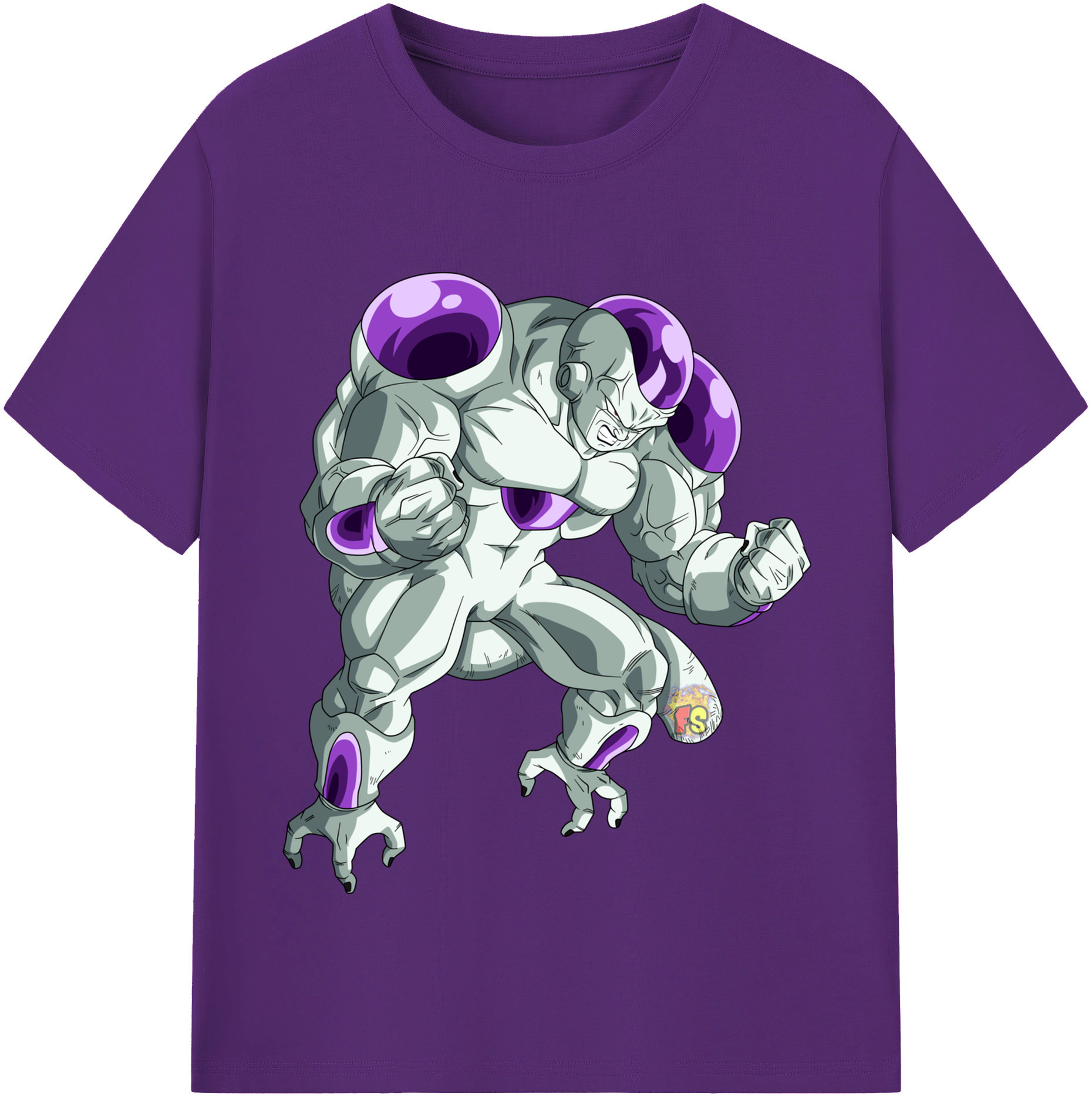 （画像用） ドラゴンボール フリーザ DRAGON BALL Frieza 綿100％半袖Tシャツ（フロントプリント）