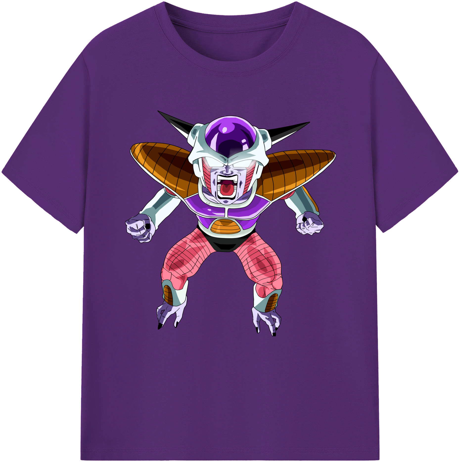 （画像用） ドラゴンボール フリーザ DRAGON BALL Frieza 綿100％半袖Tシャツ（フロントプリント）