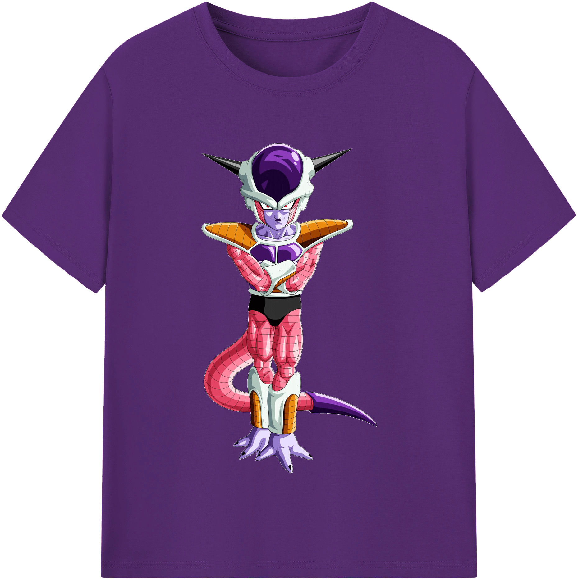 （画像用） ドラゴンボール フリーザ DRAGON BALL Frieza 綿100％半袖Tシャツ（フロントプリント）