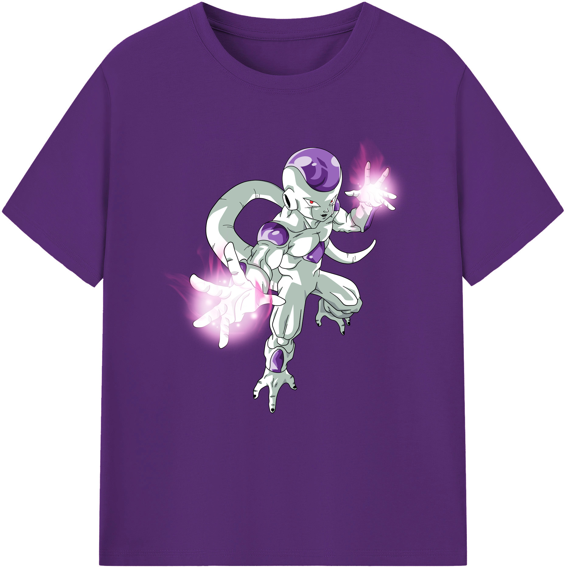 （画像用） ドラゴンボール フリーザ DRAGON BALL Frieza 綿100％半袖Tシャツ（フロントプリント）