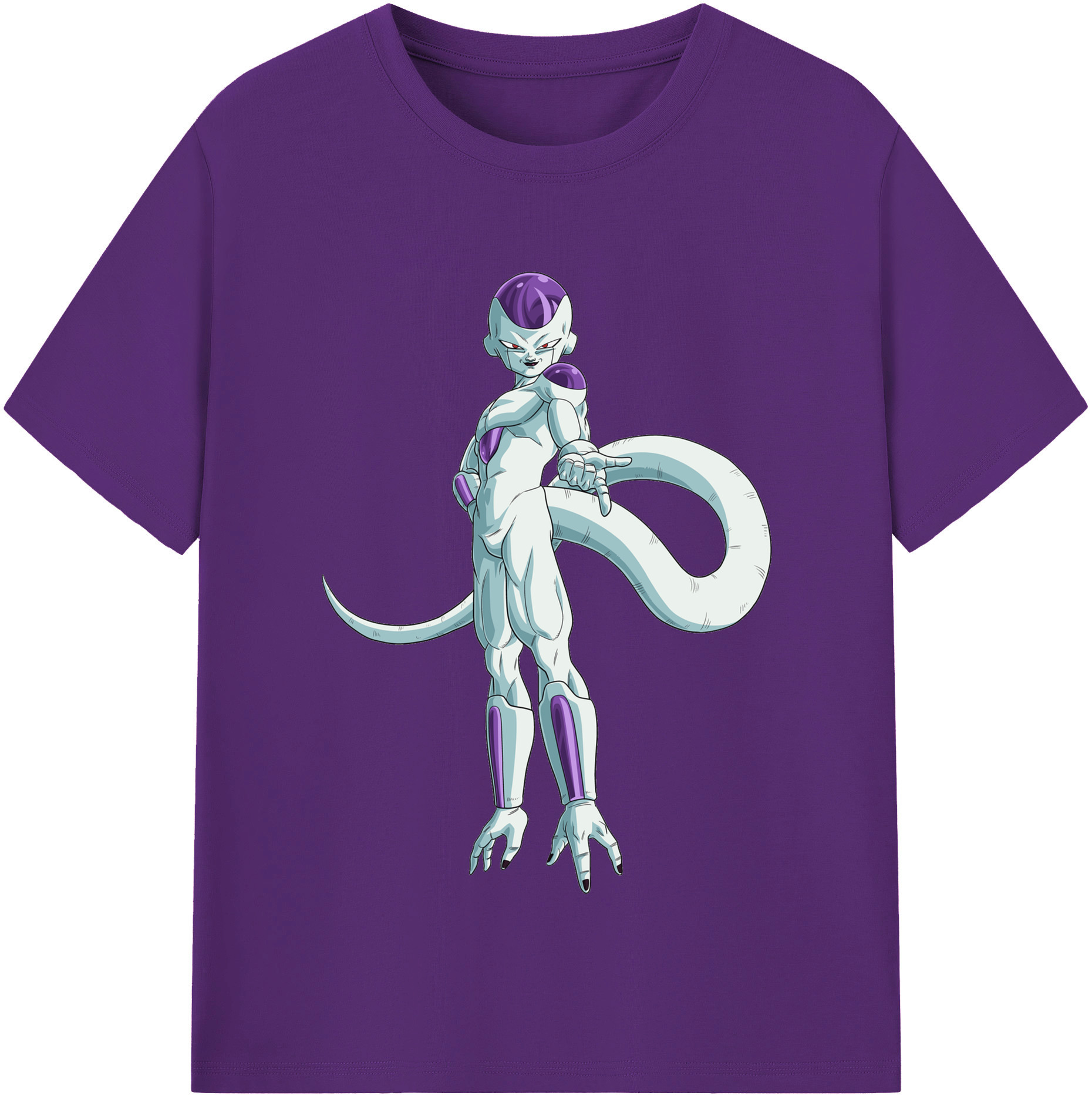 （画像用） ドラゴンボール フリーザ DRAGON BALL Frieza 綿100％半袖Tシャツ（フロントプリント）