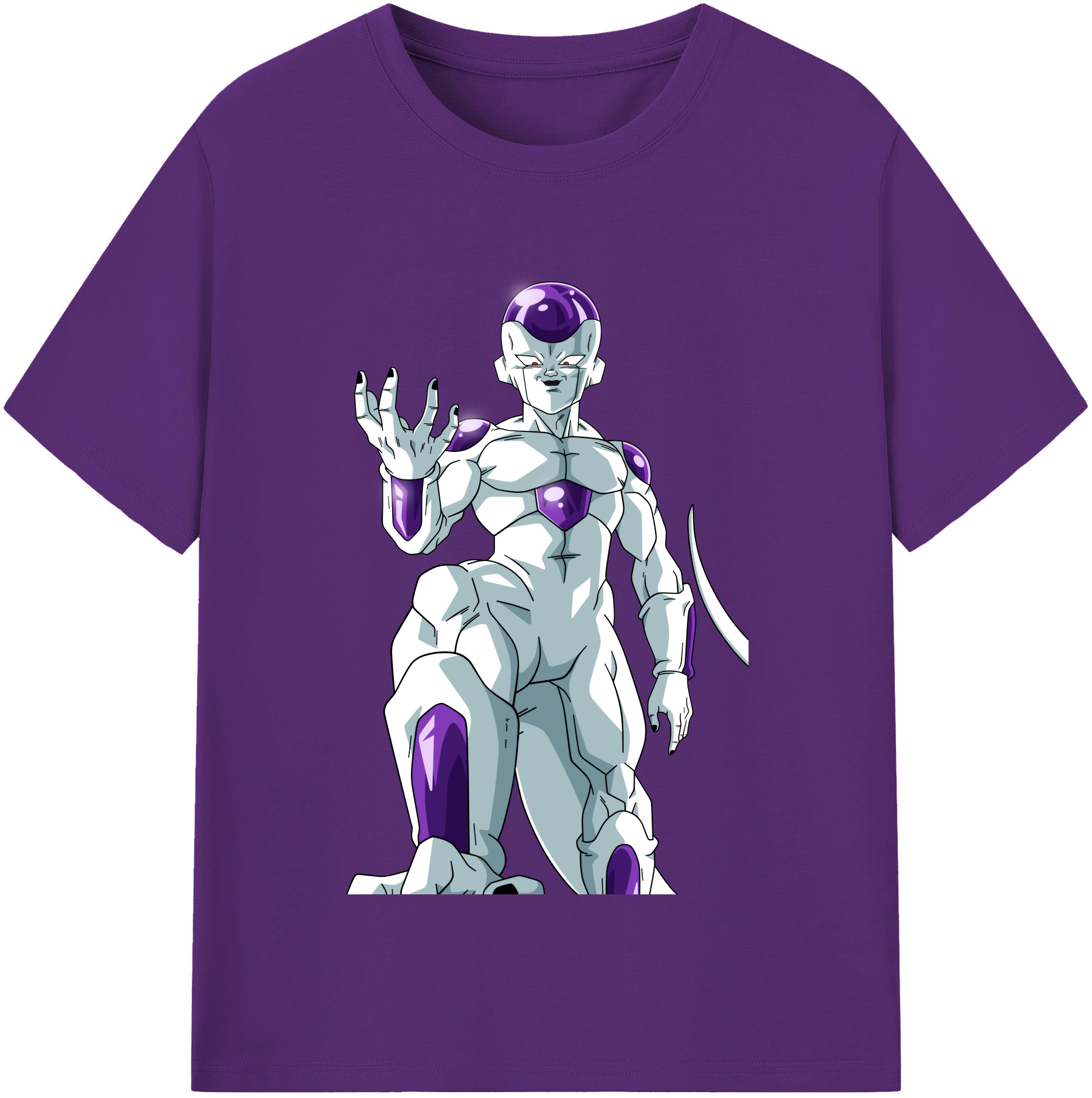 （画像用） ドラゴンボール フリーザ DRAGON BALL Frieza 綿100％半袖Tシャツ（フロントプリント）
