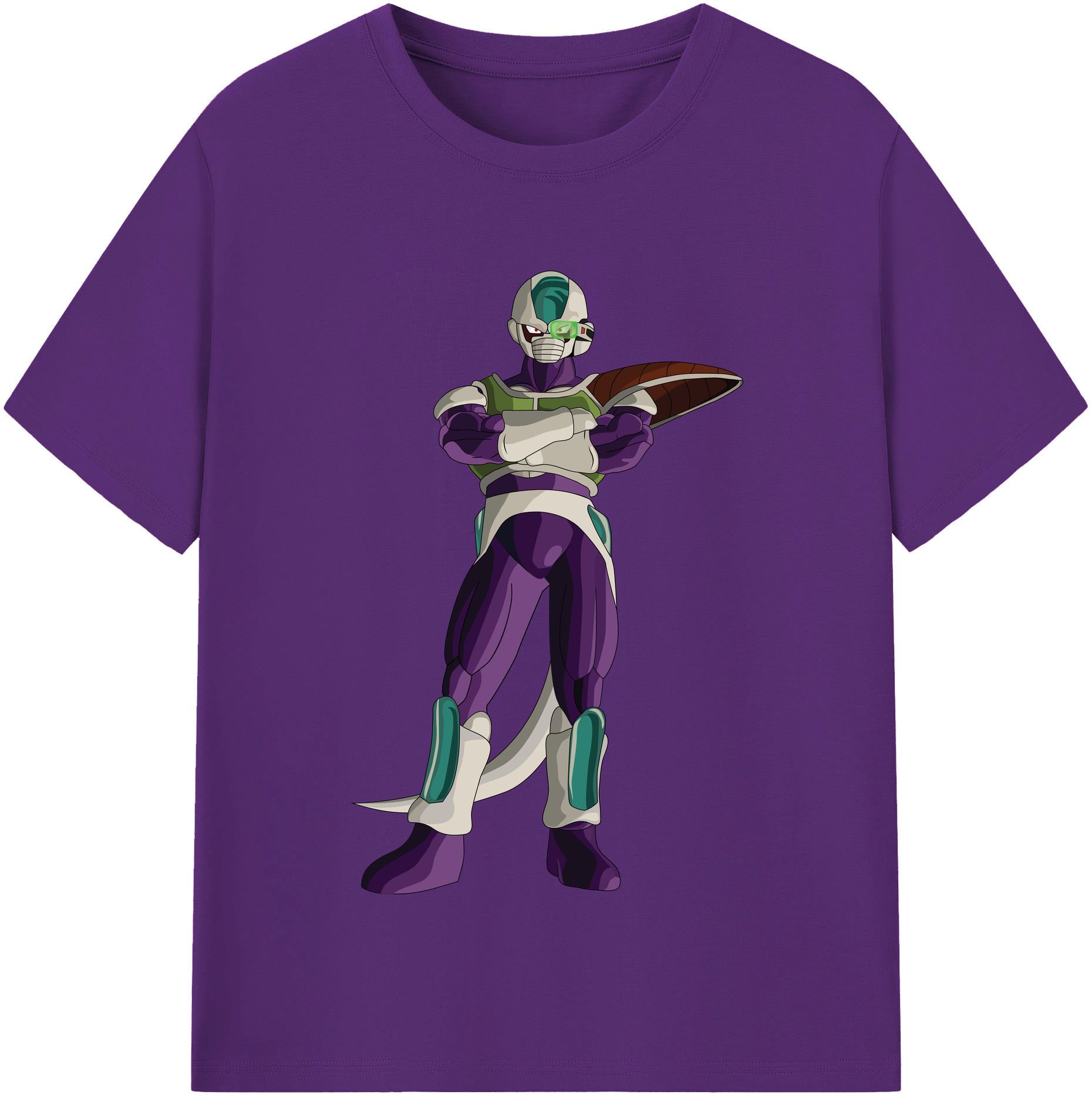 （画像用） ドラゴンボール フリーザ DRAGON BALL Frieza 綿100％半袖Tシャツ（フロントプリント）