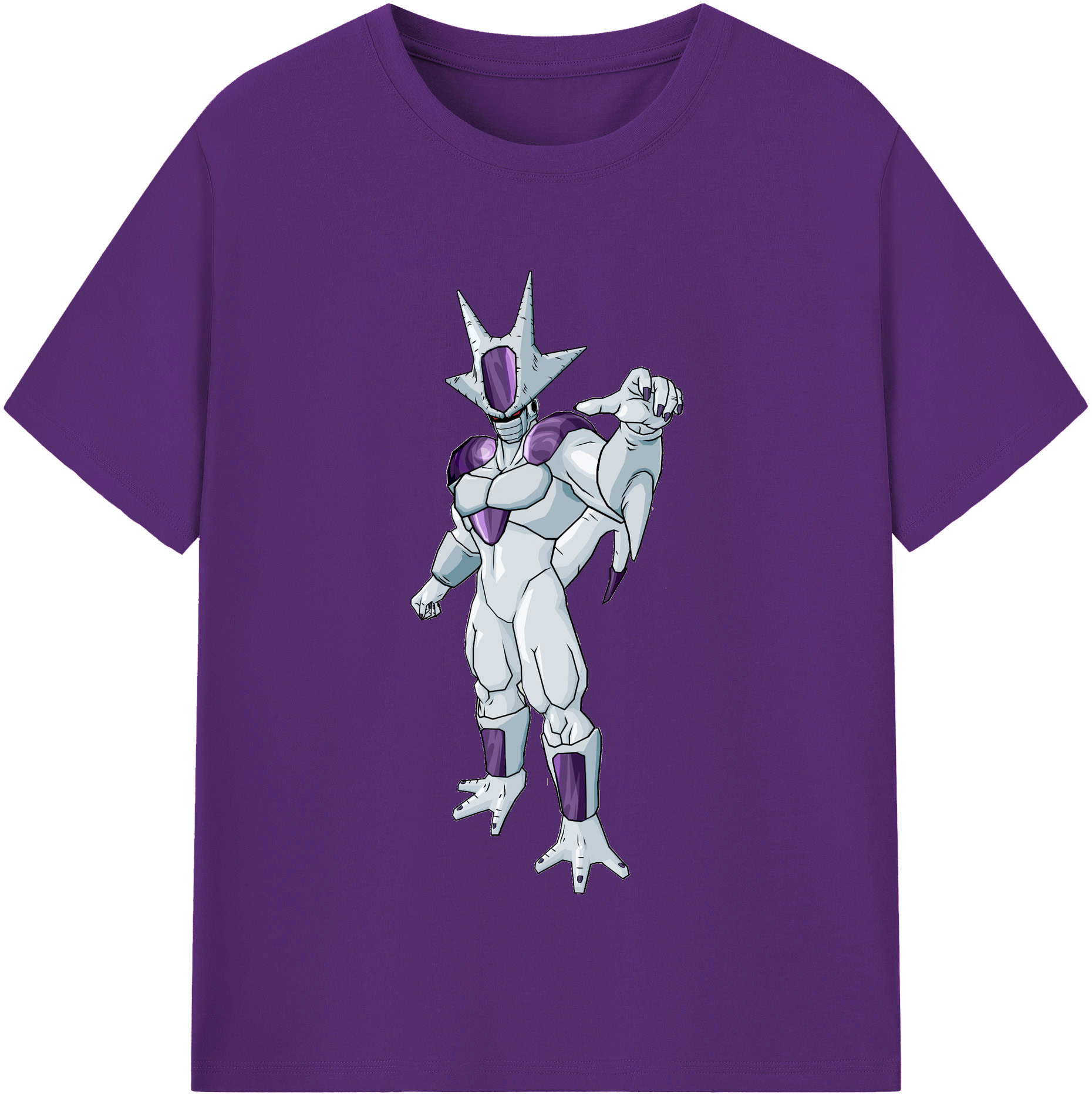（画像用） ドラゴンボール クウラ DRAGON BALL Cooler Coora 綿100％半袖Tシャツ（フロントプリント）