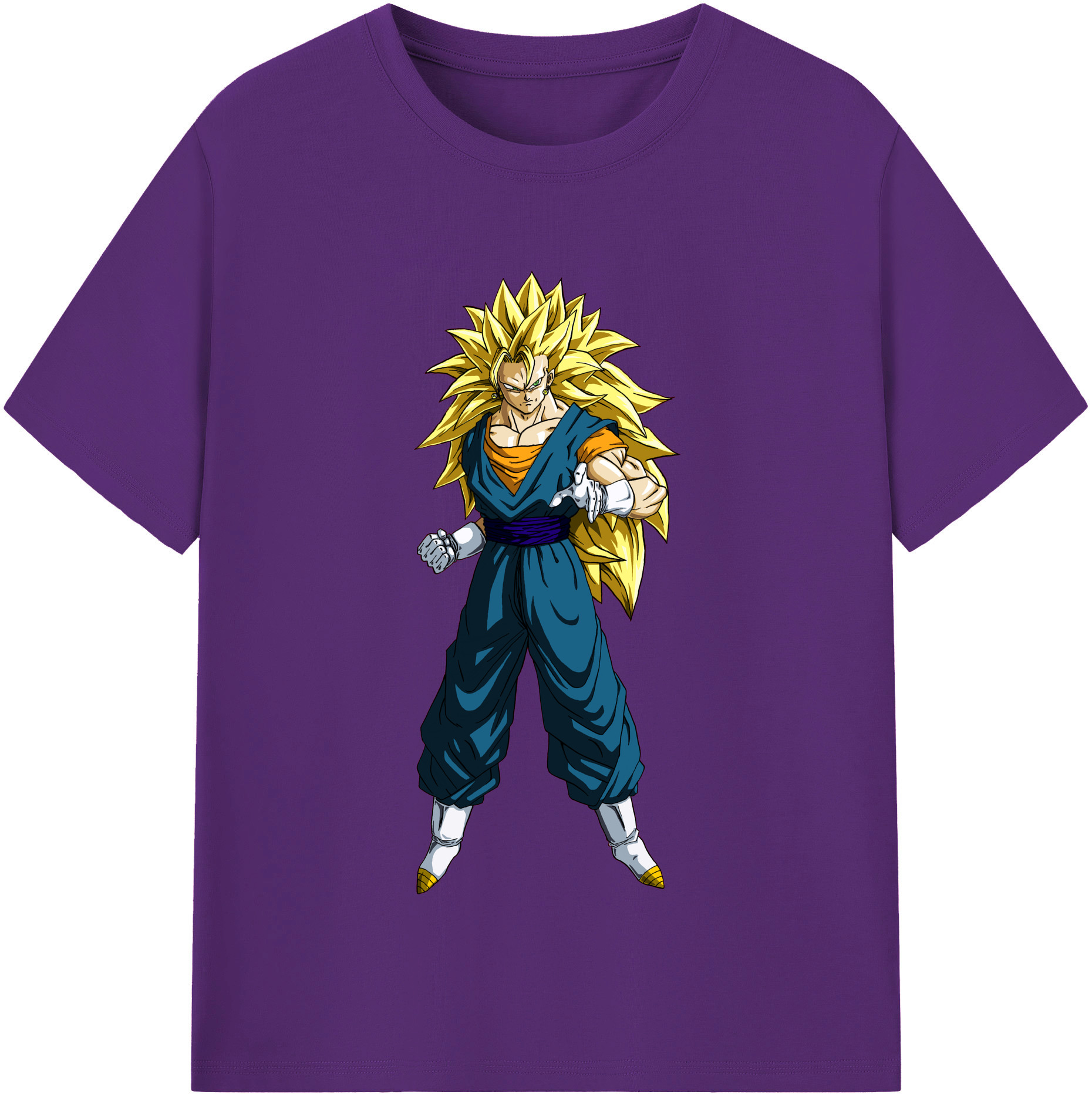 （画像用） ドラゴンボール ベジット DRAGON BALL Vegetto 綿100％半袖Tシャツ（フロントプリント）