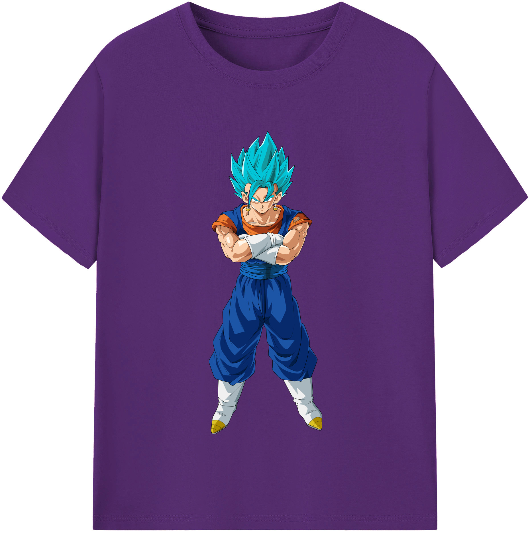 （画像用） ドラゴンボール ベジット DRAGON BALL Vegetto 綿100％半袖Tシャツ（フロントプリント）