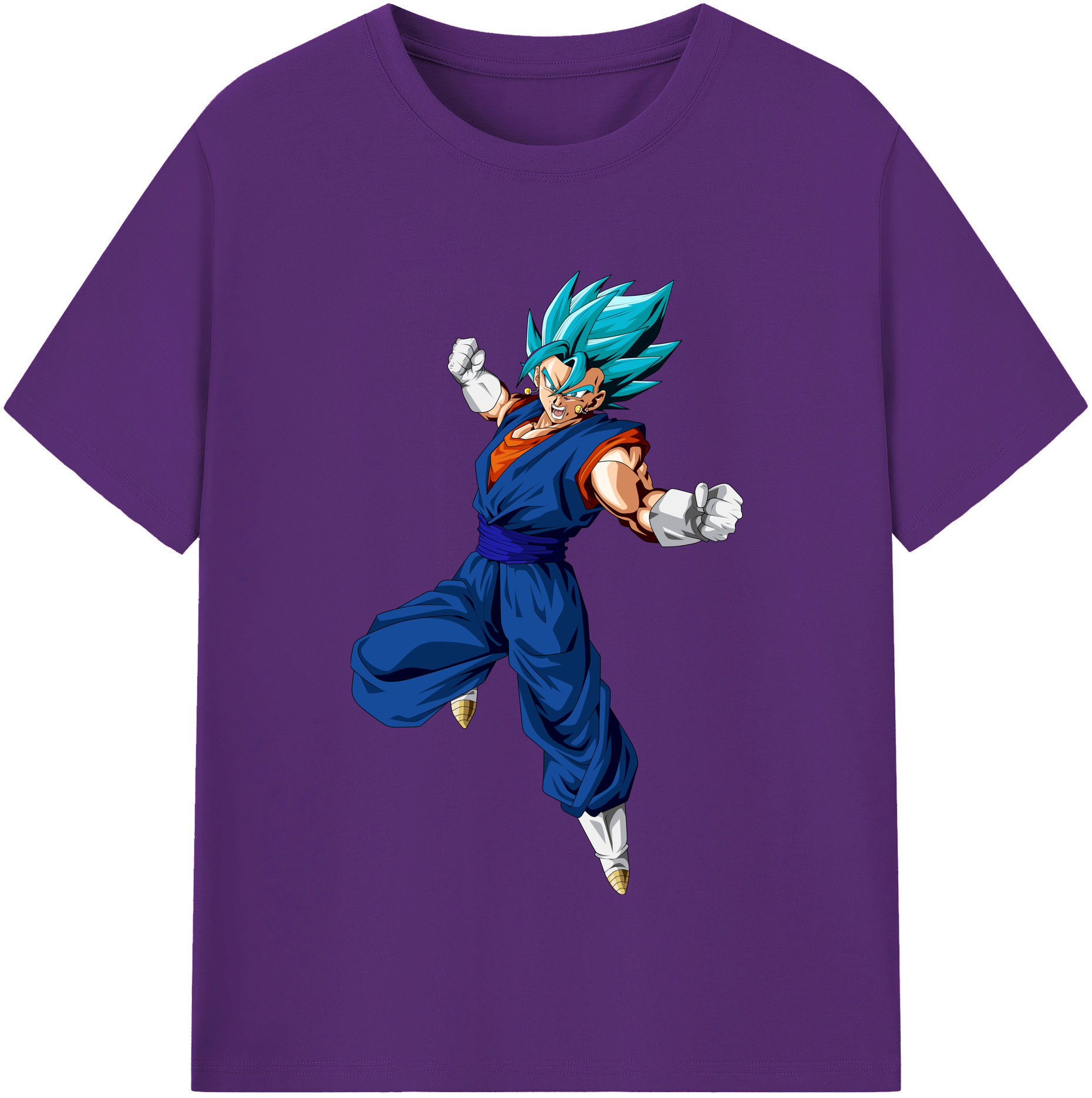 （画像用） ドラゴンボール ベジット DRAGON BALL Vegetto 綿100％半袖Tシャツ（フロントプリント）