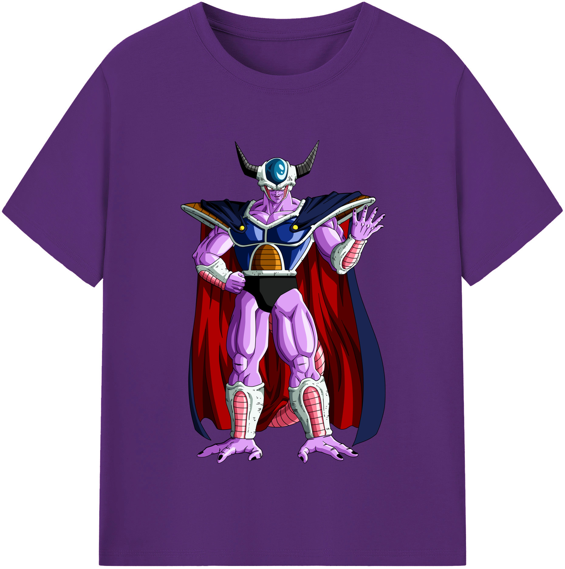 （画像用） ドラゴンボール コルド大王 DRAGON BALL King Cold 綿100％半袖Tシャツ（フロントプリント）