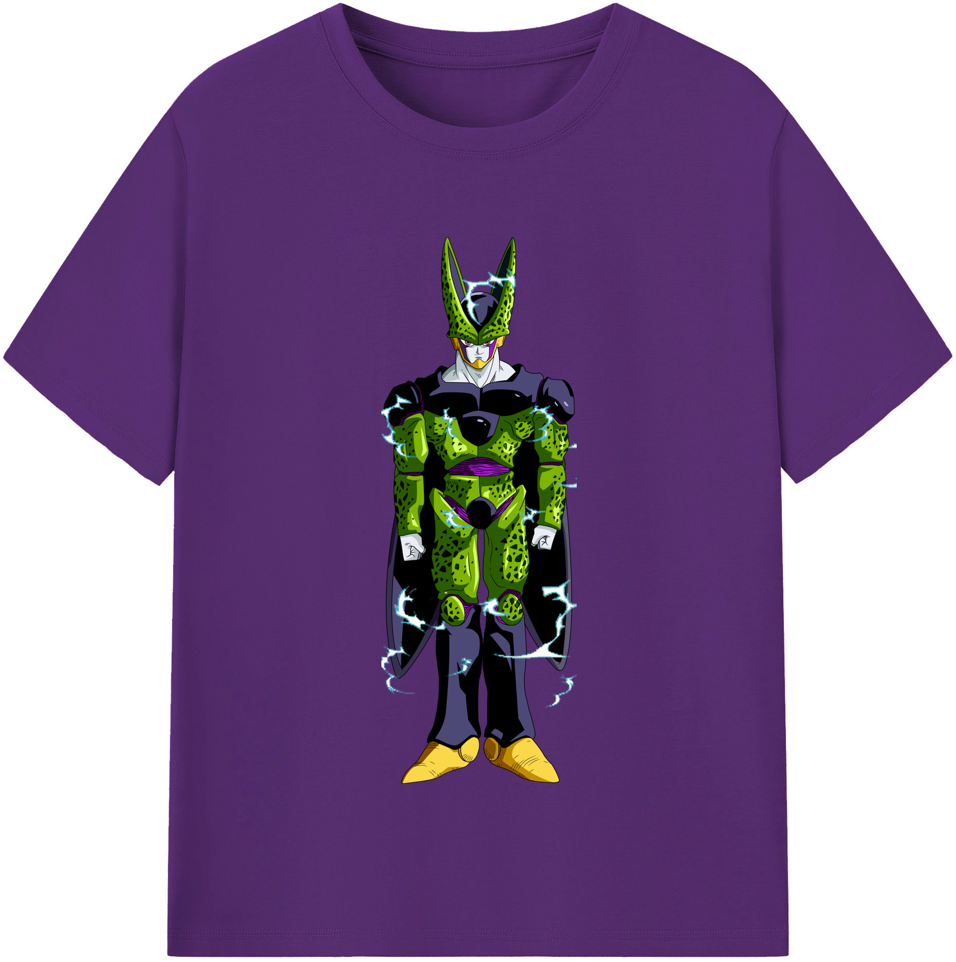 （画像用） ドラゴンボール セル DRAGON BALL Cell 綿100％半袖Tシャツ（フロントプリント）