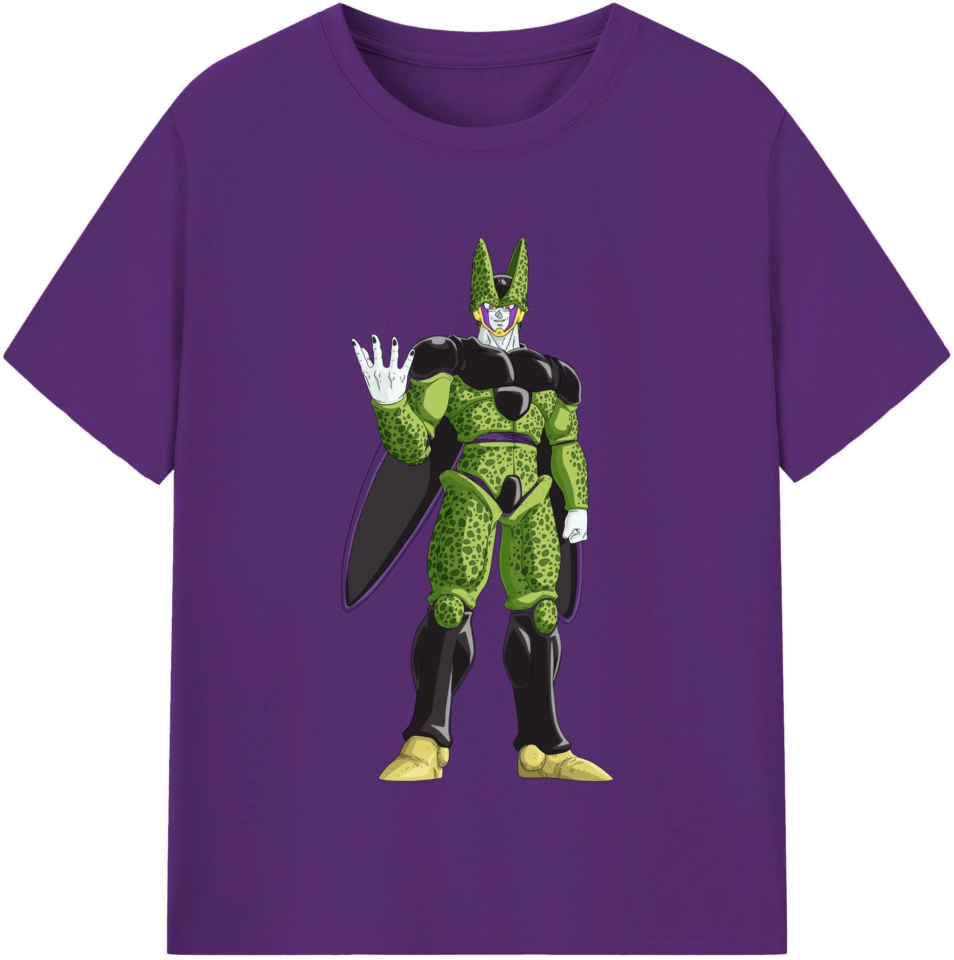 （画像用） ドラゴンボール セル DRAGON BALL Cell 綿100％半袖Tシャツ（フロントプリント）