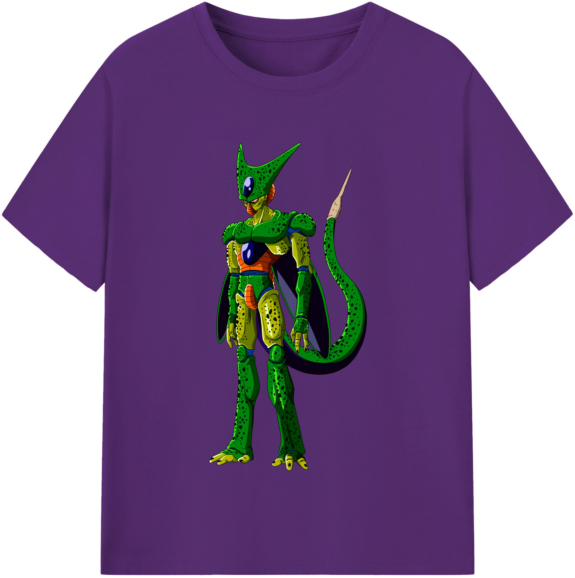 （画像用） ドラゴンボール セル DRAGON BALL Cell 綿100％半袖Tシャツ（フロントプリント）