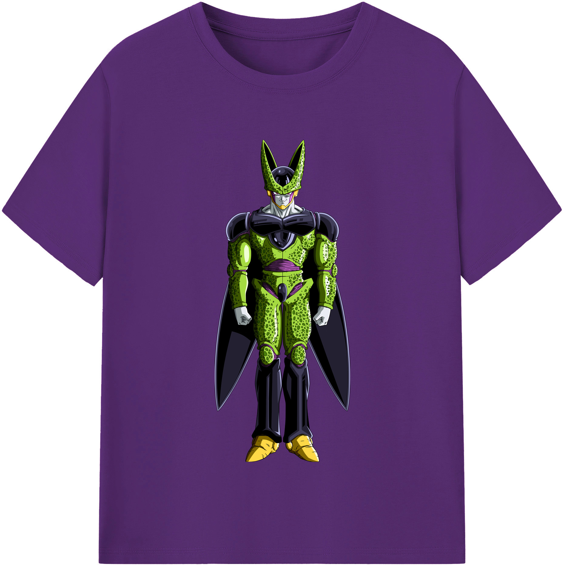 （画像用） ドラゴンボール セル DRAGON BALL Cell 綿100％半袖Tシャツ（フロントプリント）
