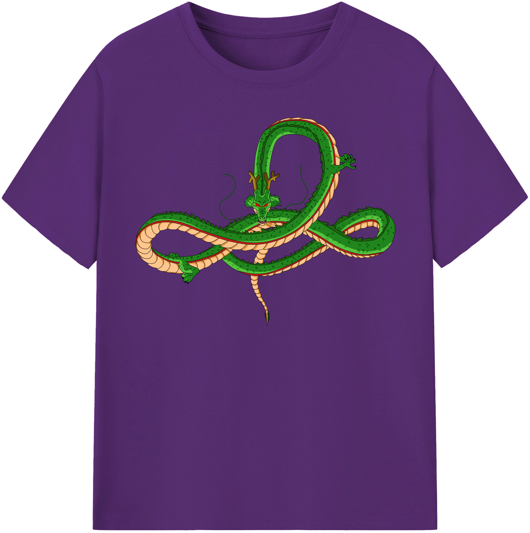 （画像用） ドラゴンボール 神龍 シェンロン DRAGON BALL Shenron 綿100％半袖Tシャツ（フロントプリント）