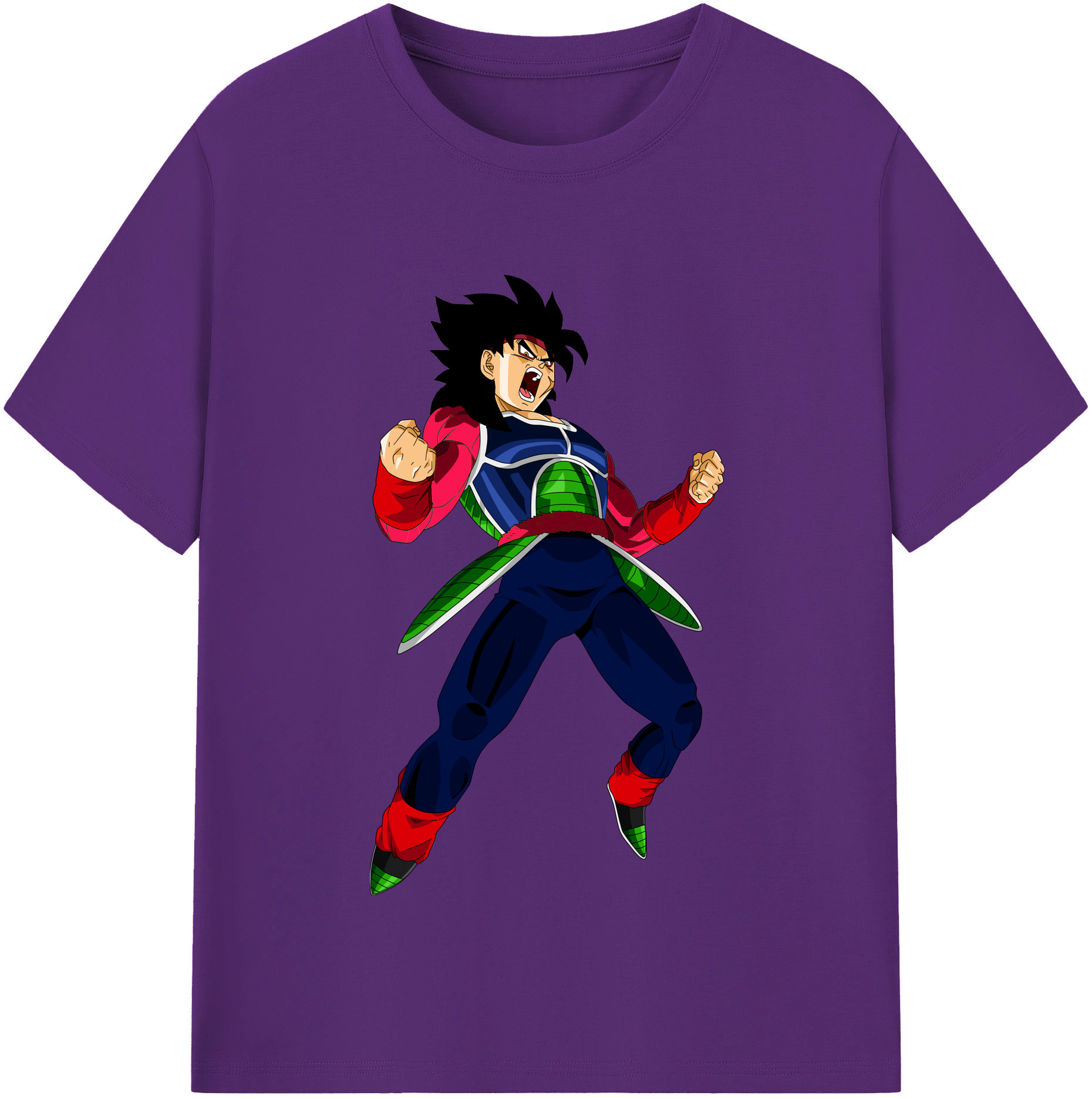 （画像用） ドラゴンボール バーダック DRAGON BALL Burdock 綿100％半袖Tシャツ（フロントプリント）