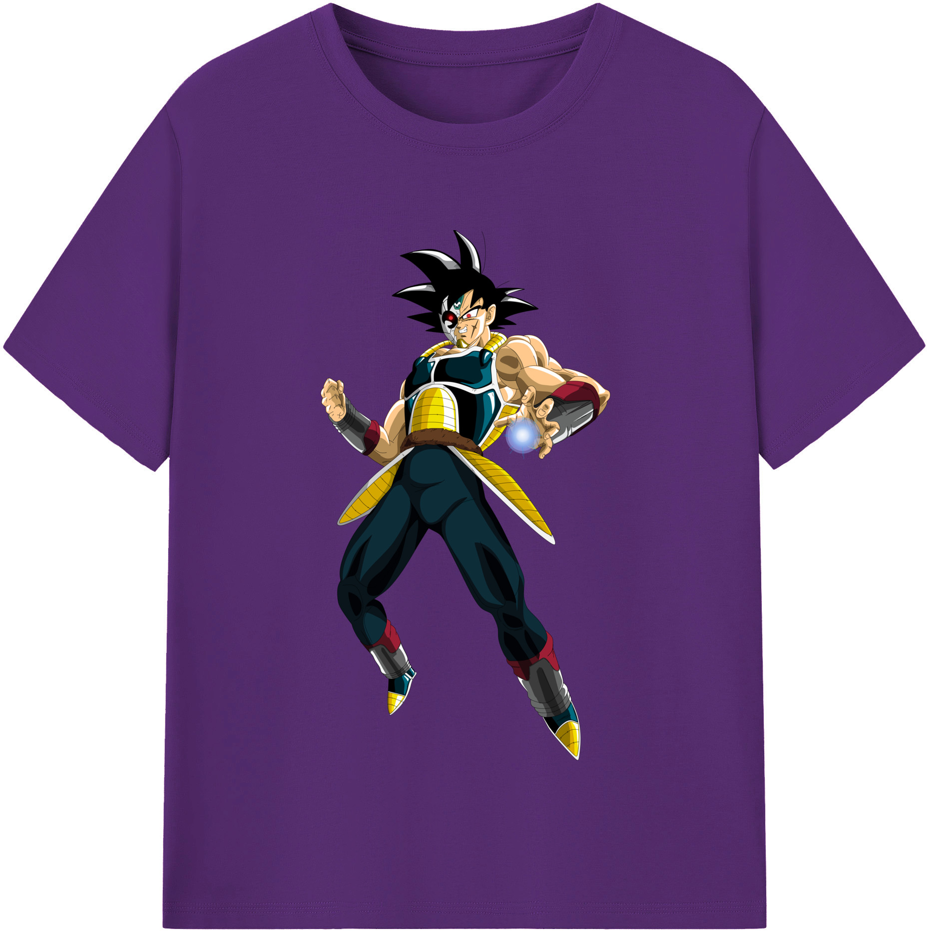 （画像用） ドラゴンボール バーダック DRAGON BALL Burdock 綿100％半袖Tシャツ（フロントプリント）