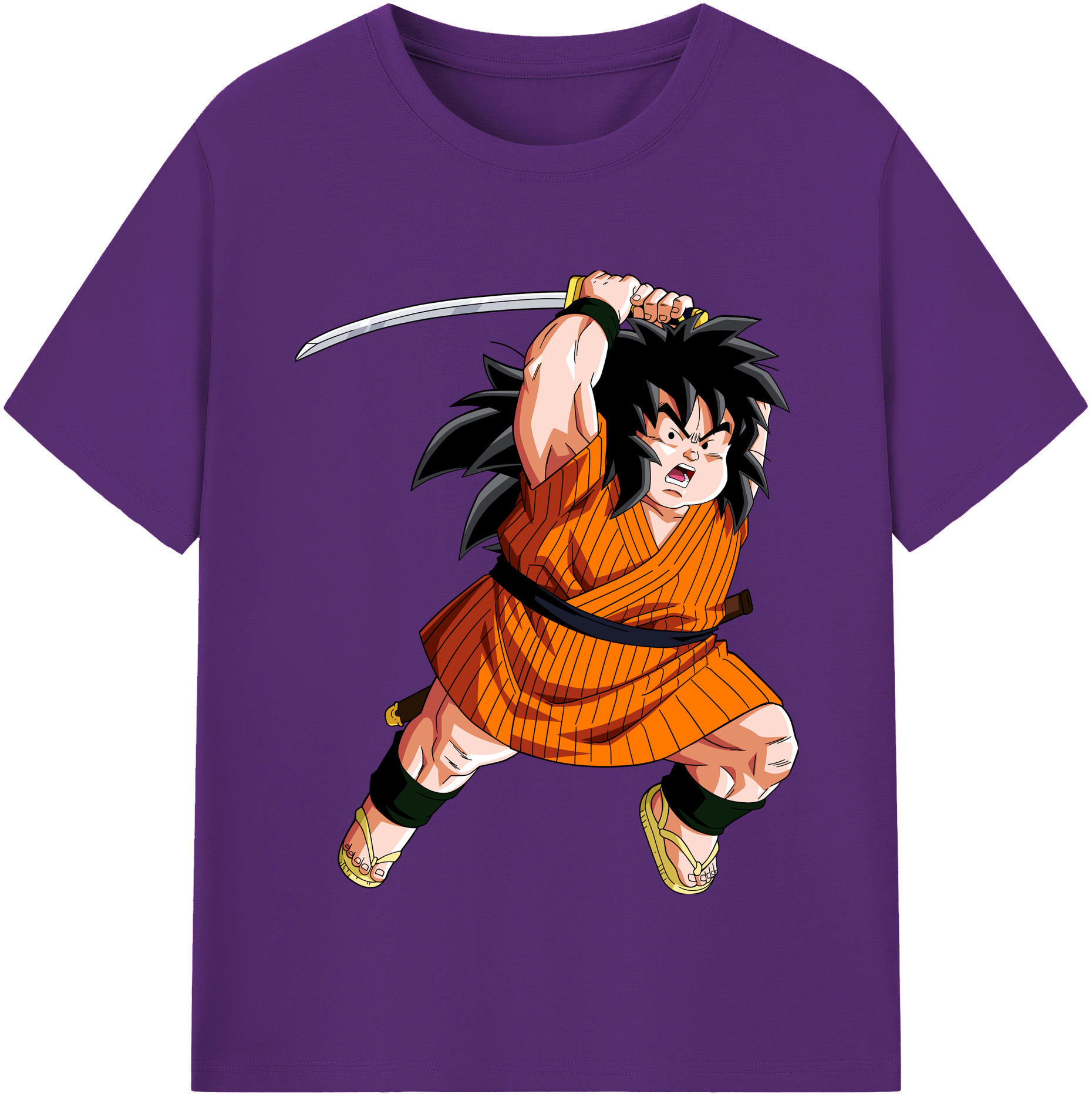 （画像用） ドラゴンボール やじろべえ DRAGON BALL Yajirobe 綿100％半袖Tシャツ（フロントプリント）