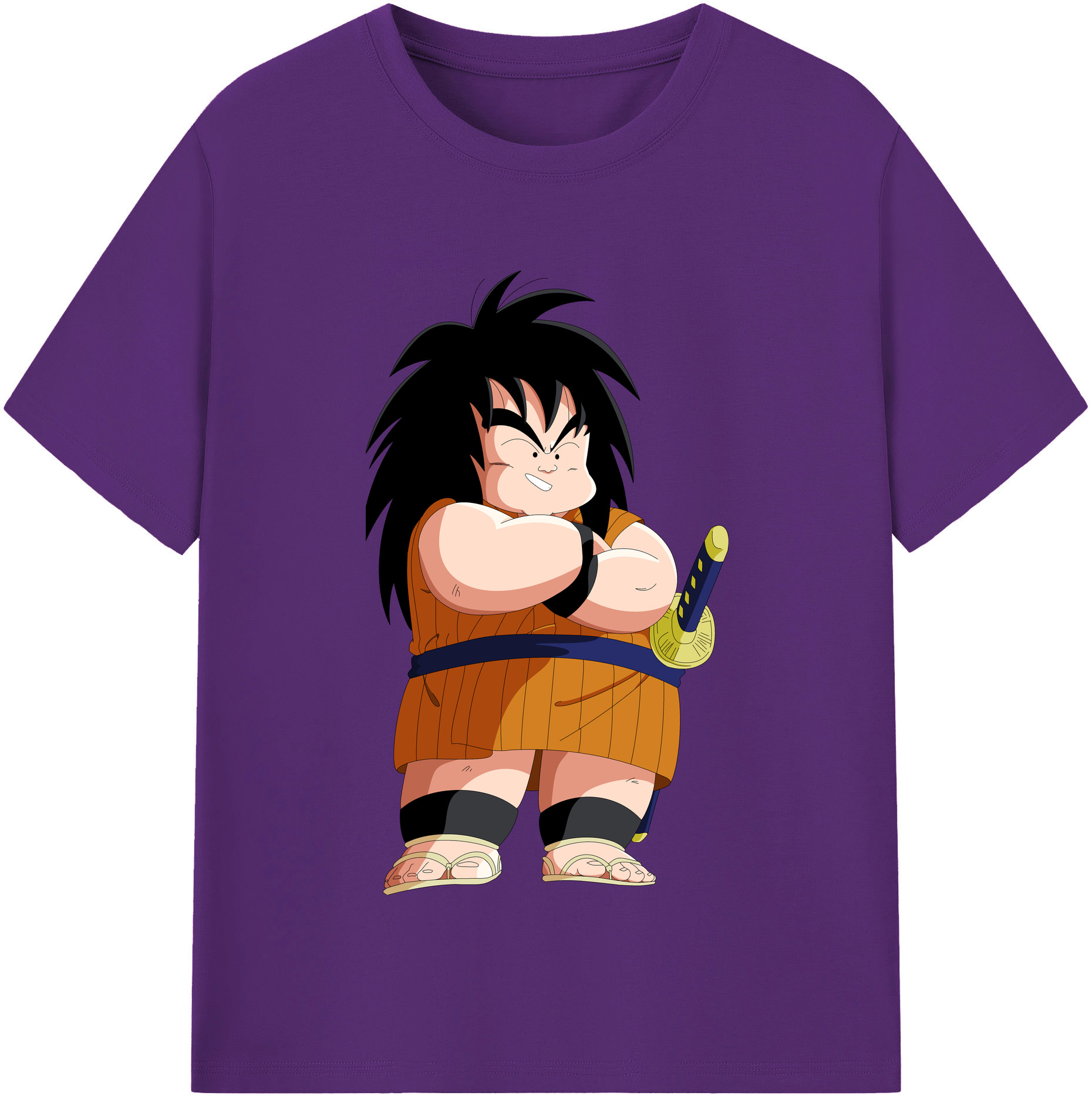 （画像用） ドラゴンボール やじろべえ DRAGON BALL Yajirobe 綿100％半袖Tシャツ（フロントプリント）