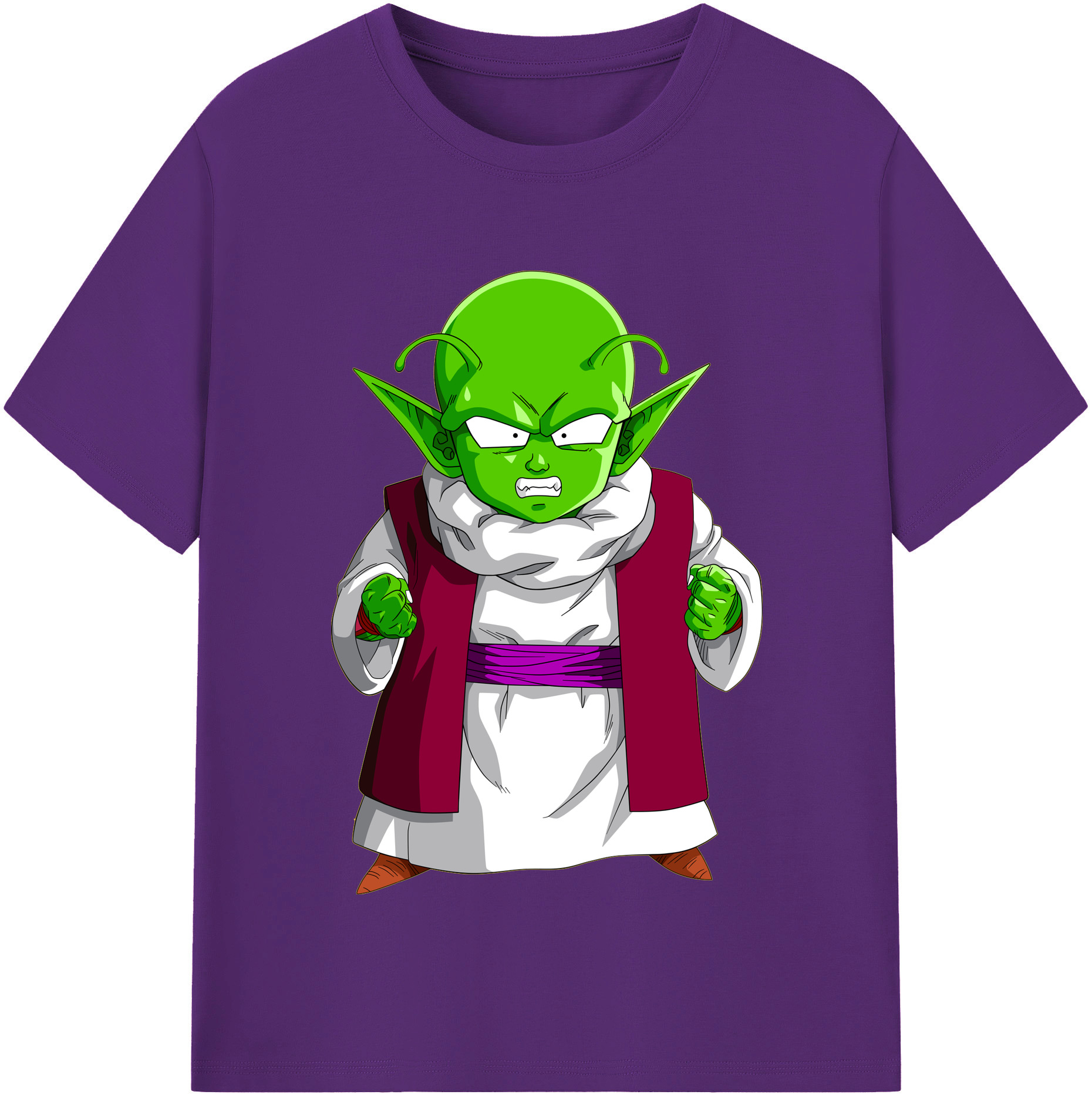 （画像用） ドラゴンボール ピッコロ DRAGON BALL Piccolo 綿100％半袖Tシャツ（フロントプリント）