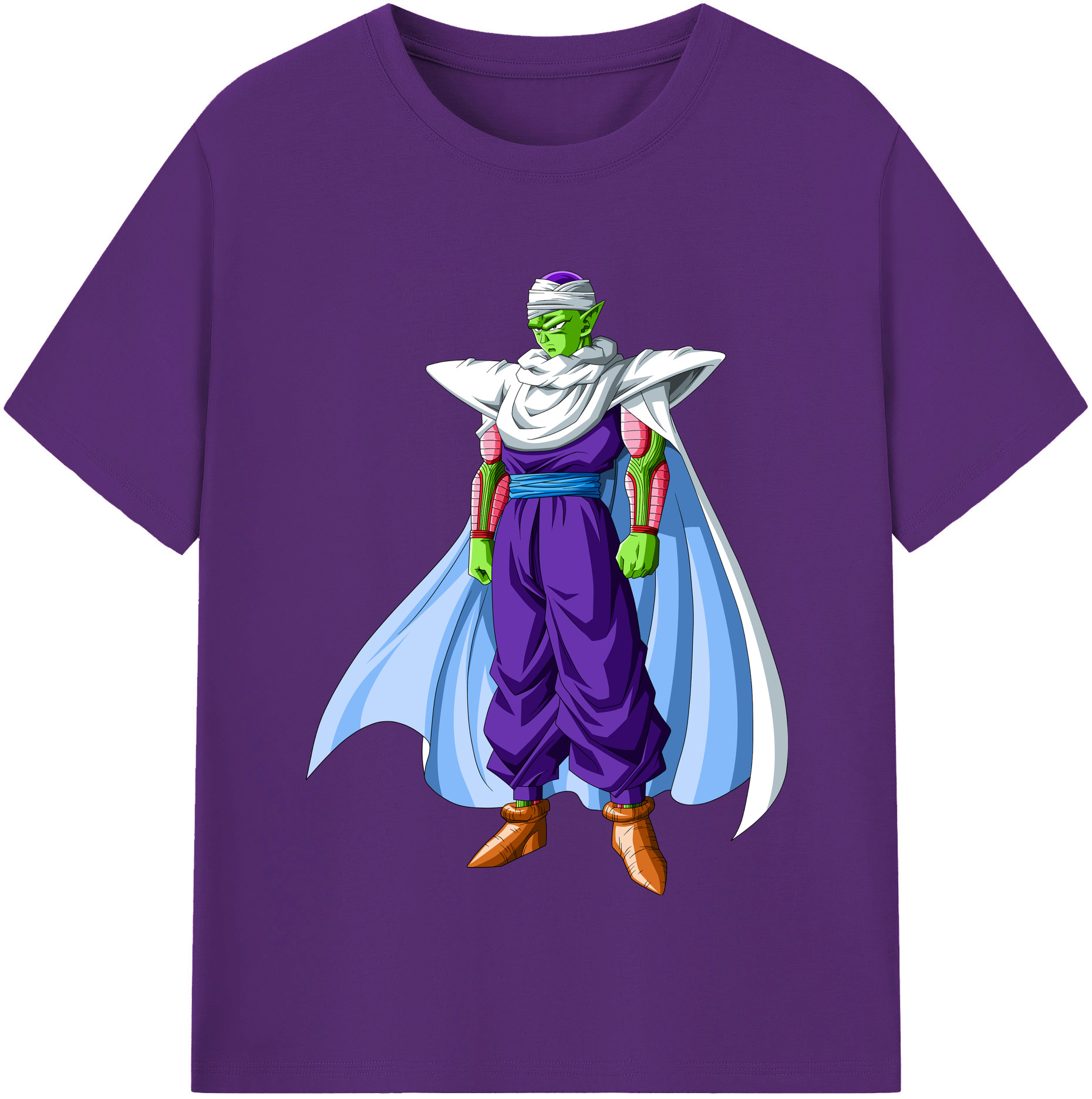 （画像用） ドラゴンボール ピッコロ DRAGON BALL Piccolo 綿100％半袖Tシャツ（フロントプリント）