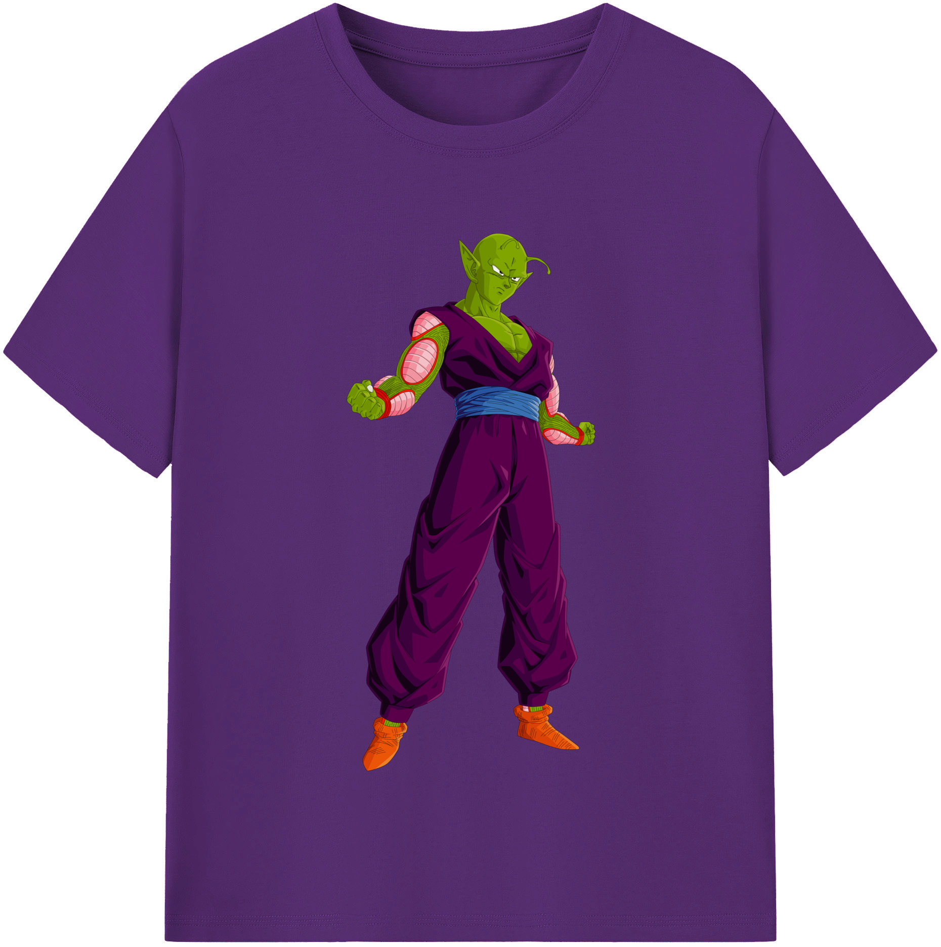 （画像用） ドラゴンボール ピッコロ DRAGON BALL Piccolo 綿100％半袖Tシャツ（フロントプリント）
